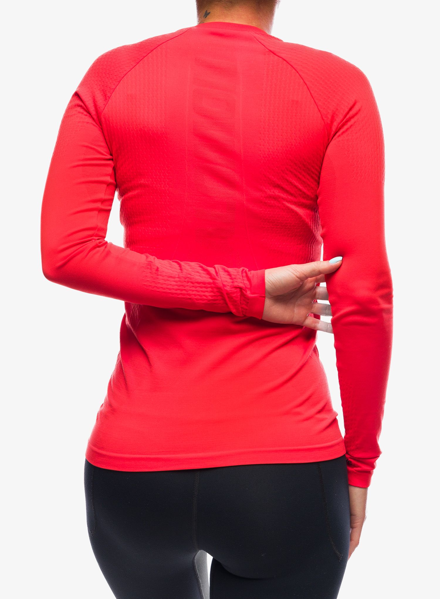 Кофта жіноча Salomon Cross Run Ls Tee - fiery red
