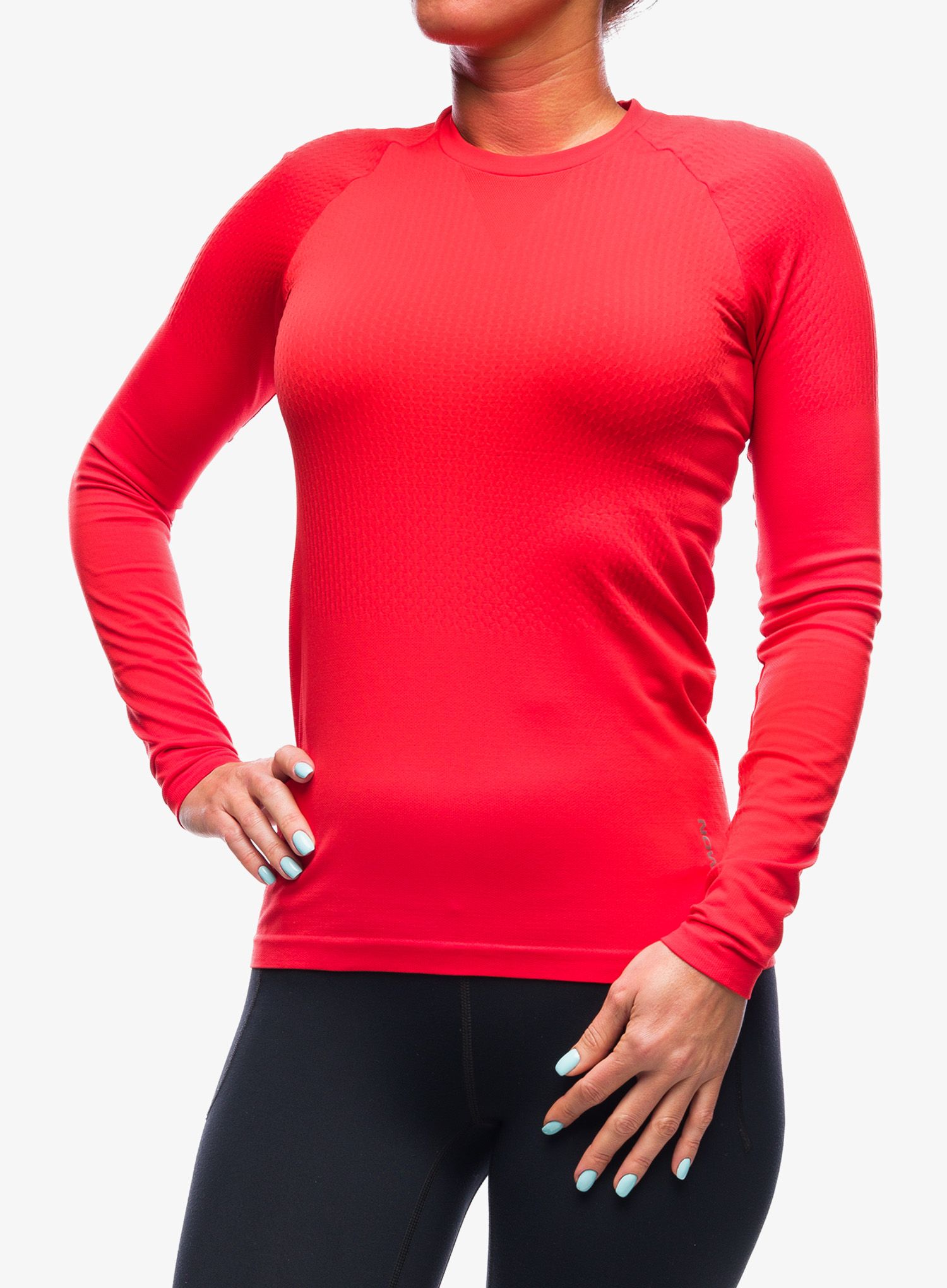 Кофта жіноча Salomon Cross Run Ls Tee - fiery red