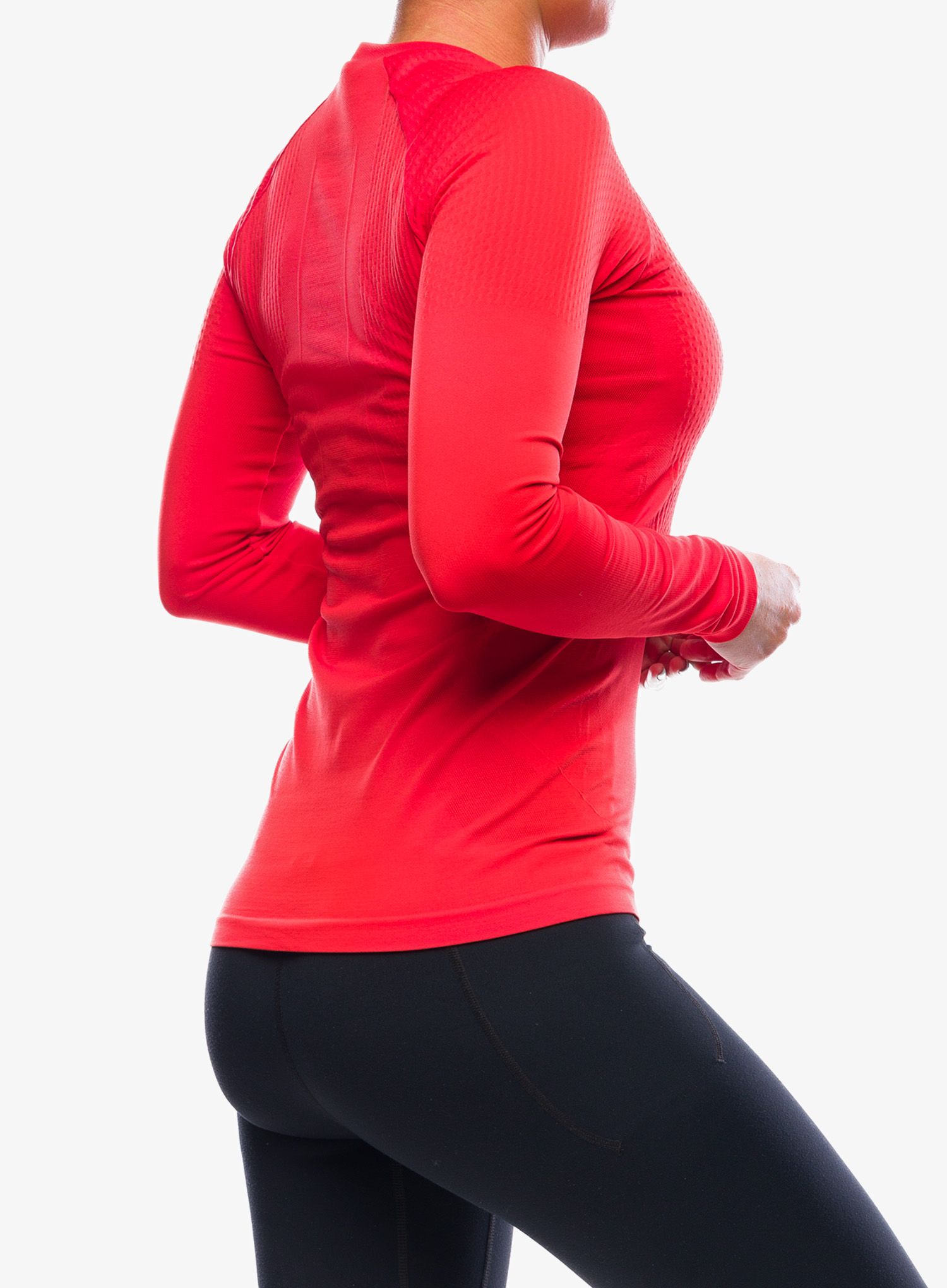 Кофта жіноча Salomon Cross Run Ls Tee - fiery red