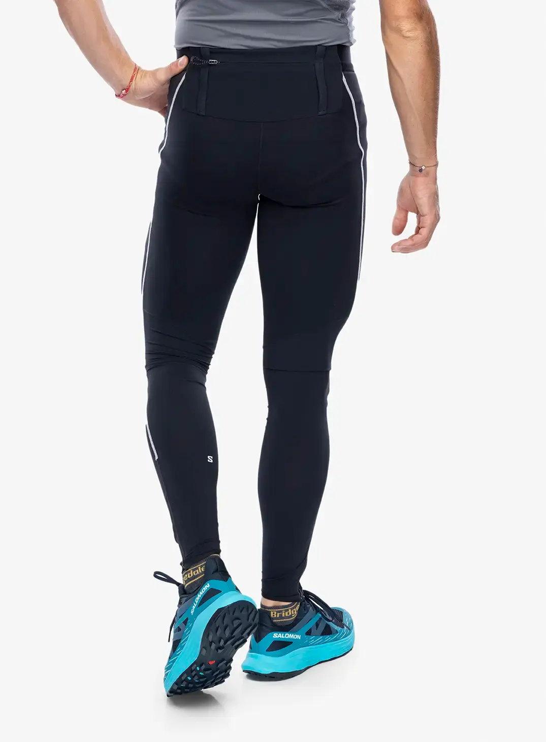 Легінси для бігу Salomon Sense Stow Tight - deep black
