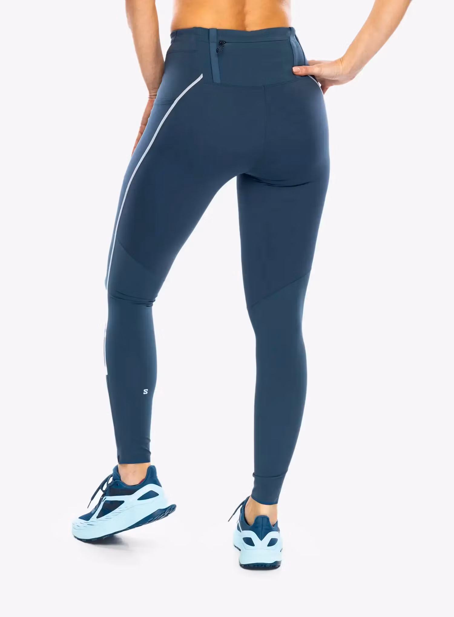 Легінси жіночі Salomon Sense Stow Tight - midnight navy