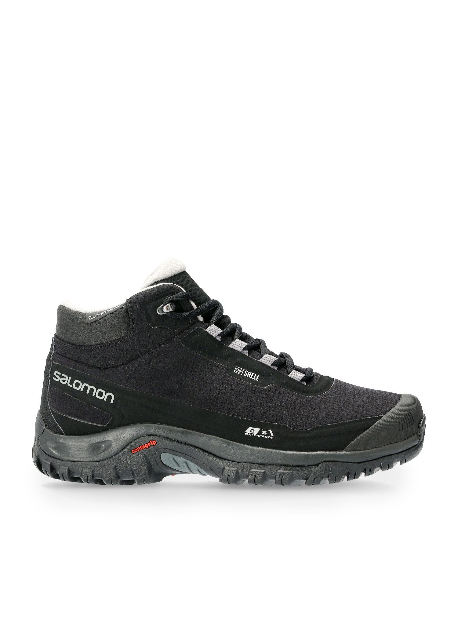 Черевики зимові чоловічі Salomon Shelter CS WP - black/black