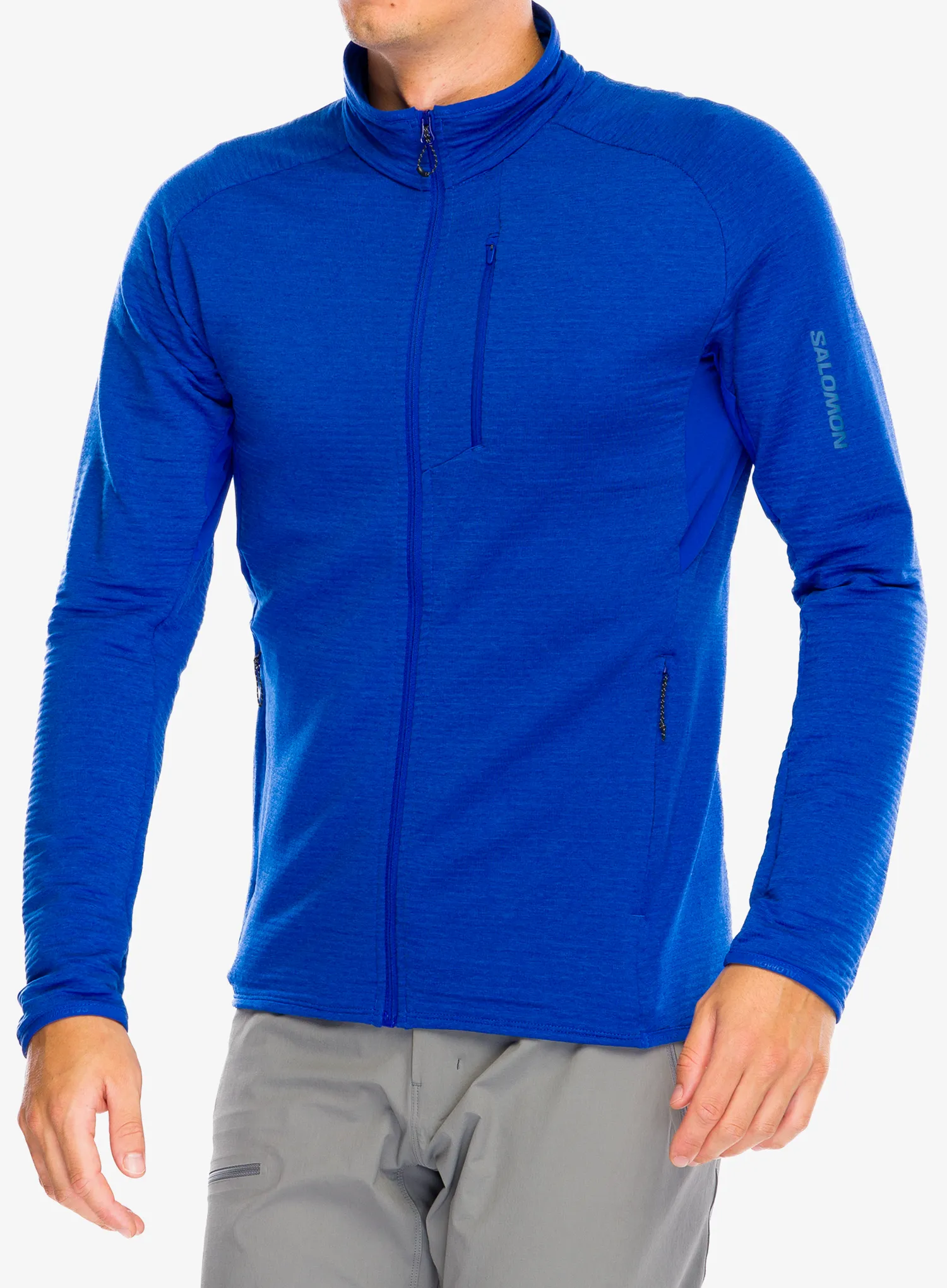 Кофта флісова Salomon Essential Lightwarm FZ - surf the web