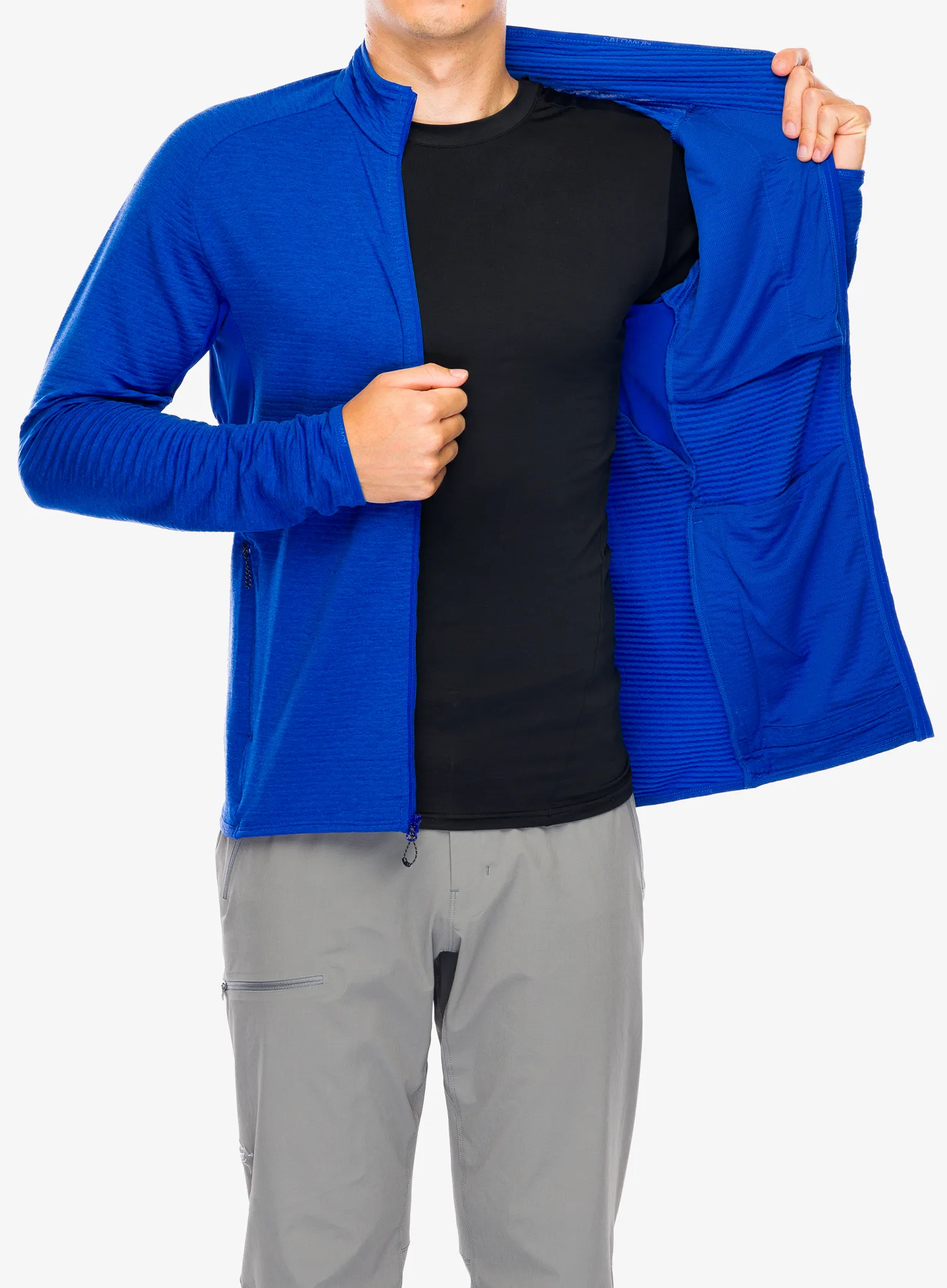 Кофта флісова Salomon Essential Lightwarm FZ - surf the web