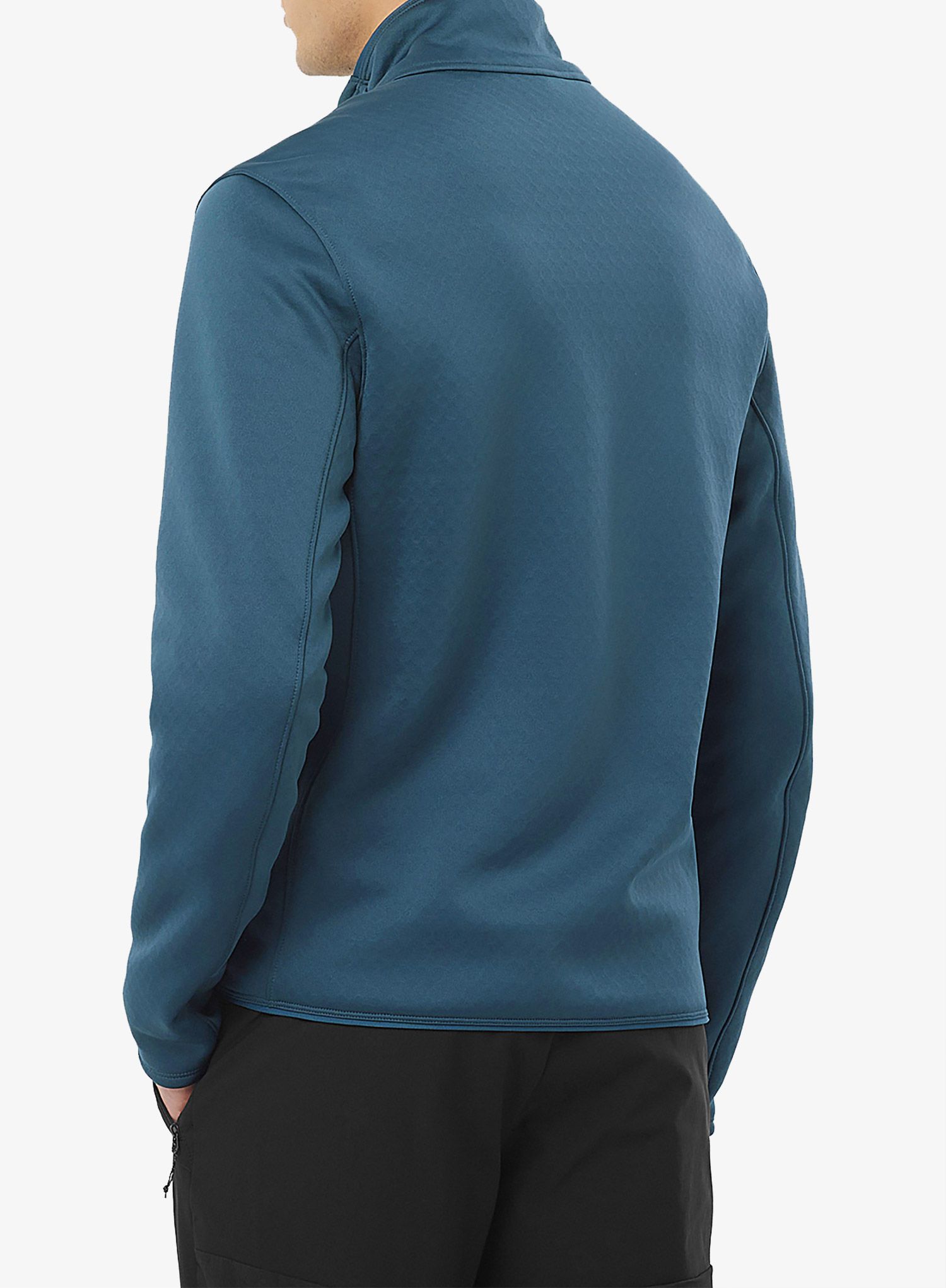 Кофта на замку Salomon Essential Warm Fz Mid - midnight navy