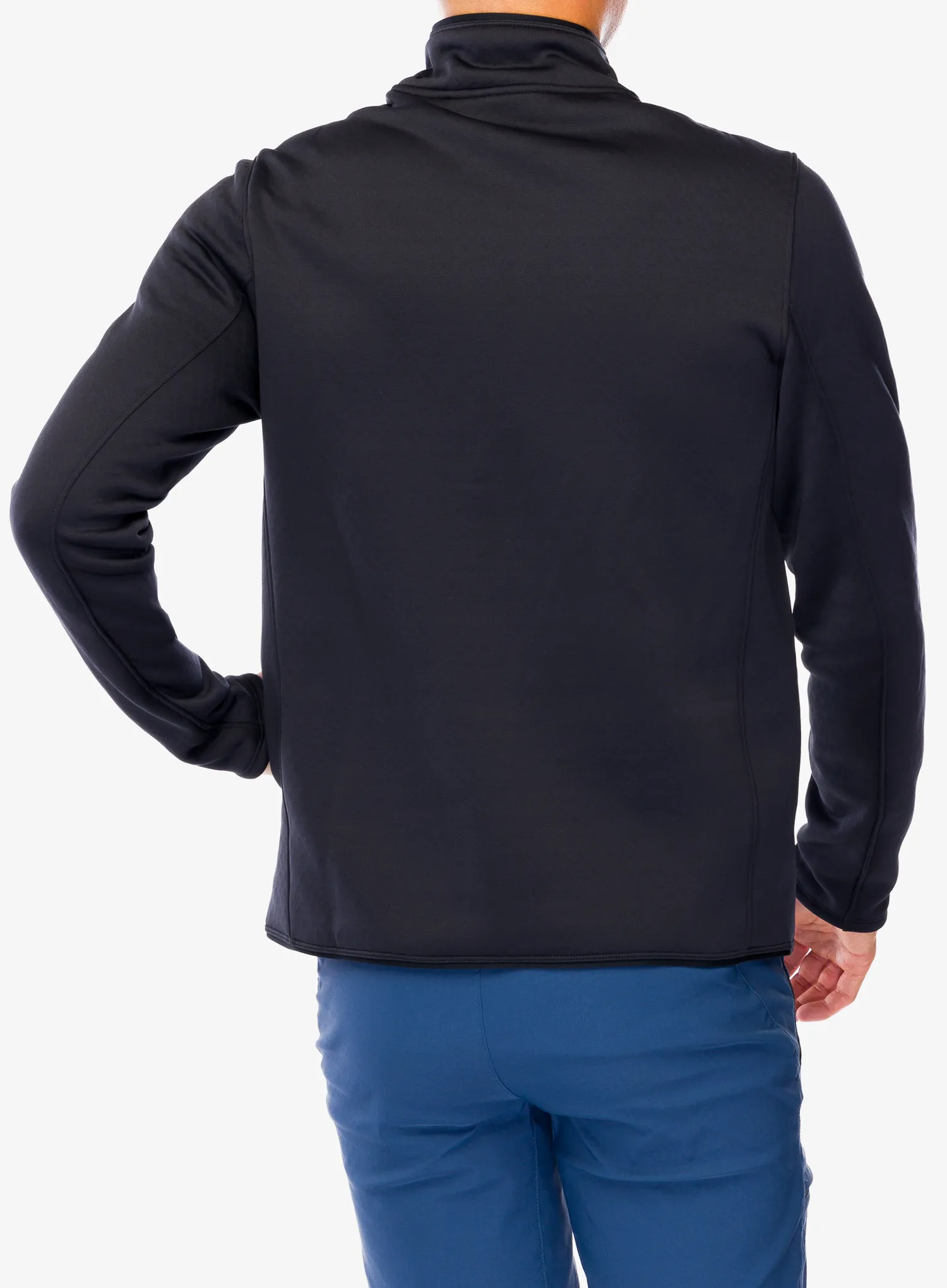 Кофта без каптура Salomon Essential Warm Hz Mid - deep black