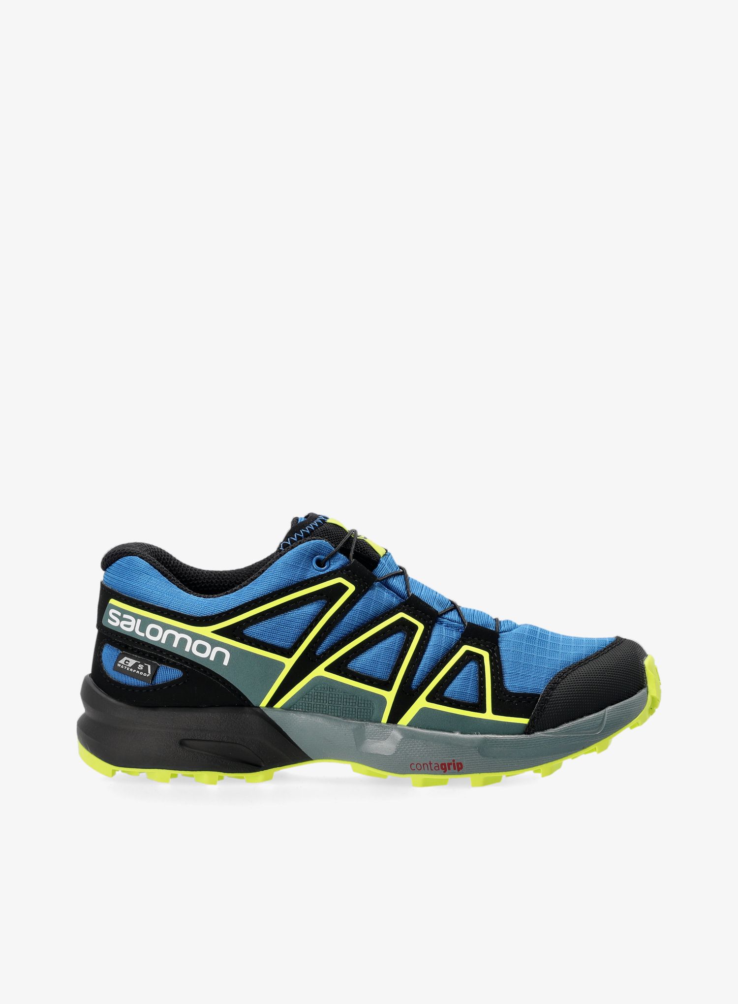 Черевики дитячі Salomon Speedcross CSWP - nautic blue/black/lime
