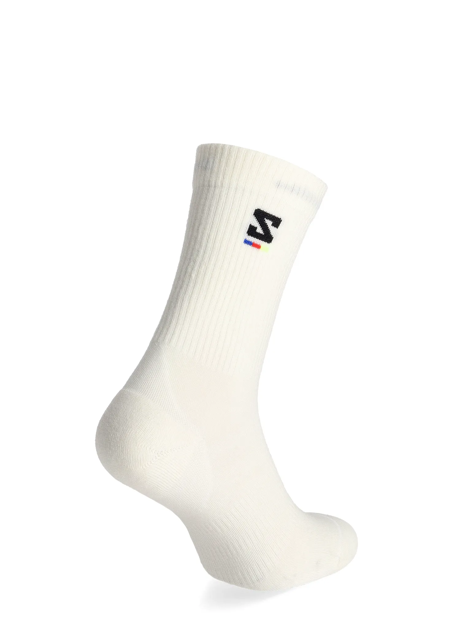 Шкарпетки з мериноса Salomon Sunday Smart Crew - snow/black