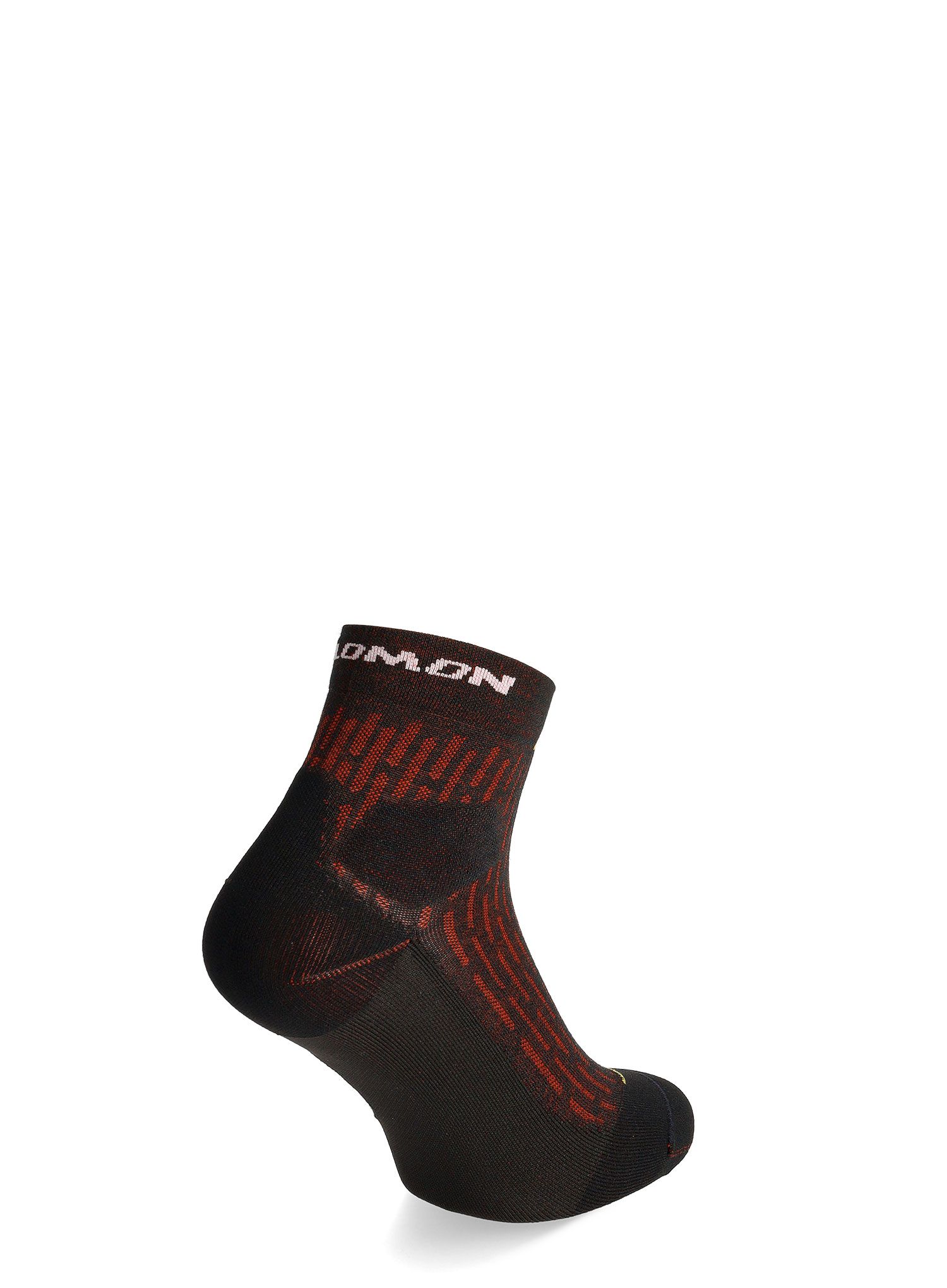 Шкарпетки для бігу Salomon Ultra Glide Ankle - black/risk red