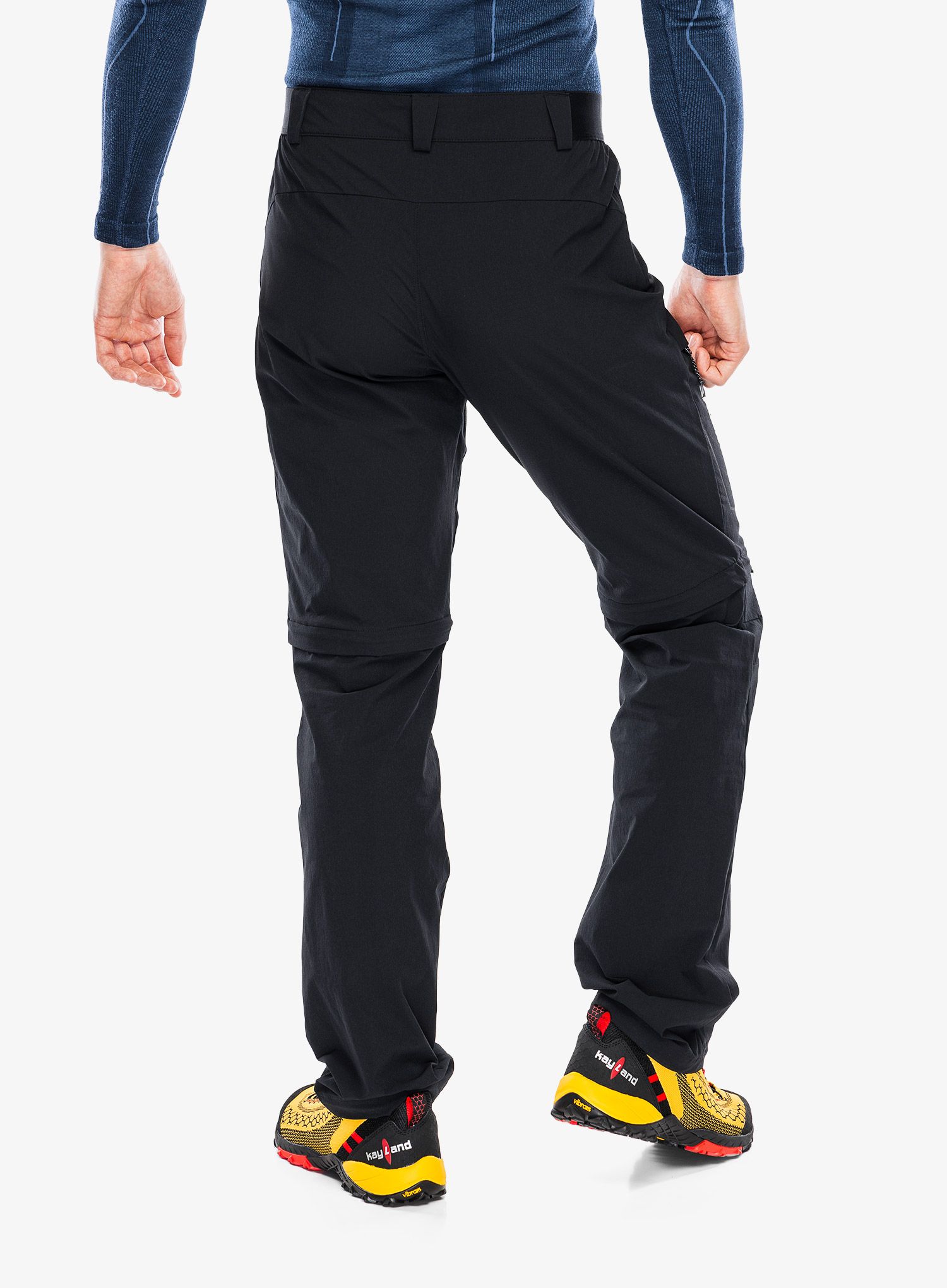 Штани трансформери Salomon Wayfarer Zip Off Pants - deep black