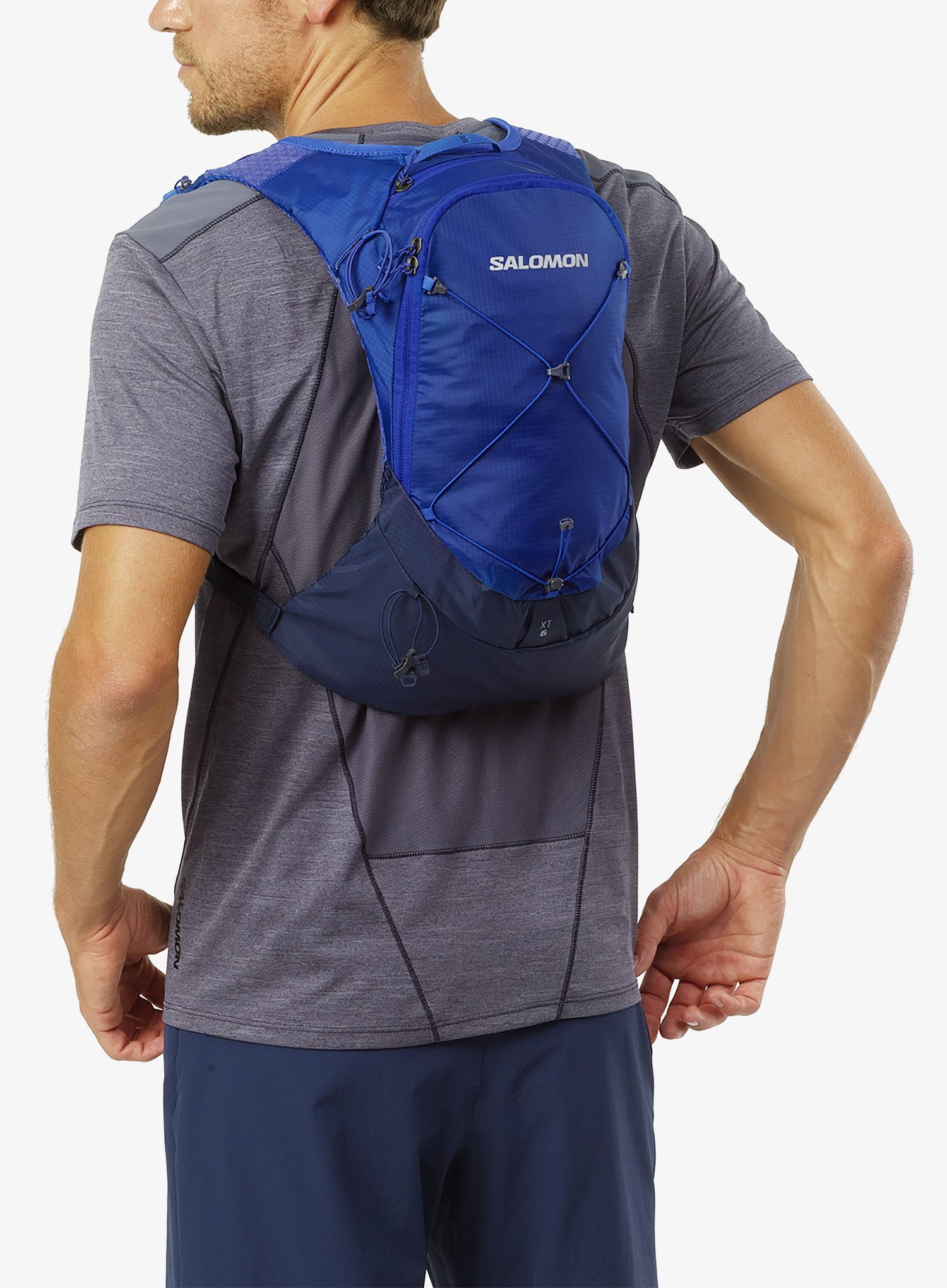 Рюкзак туристичний Salomon XT 6 - surf the web/black iris