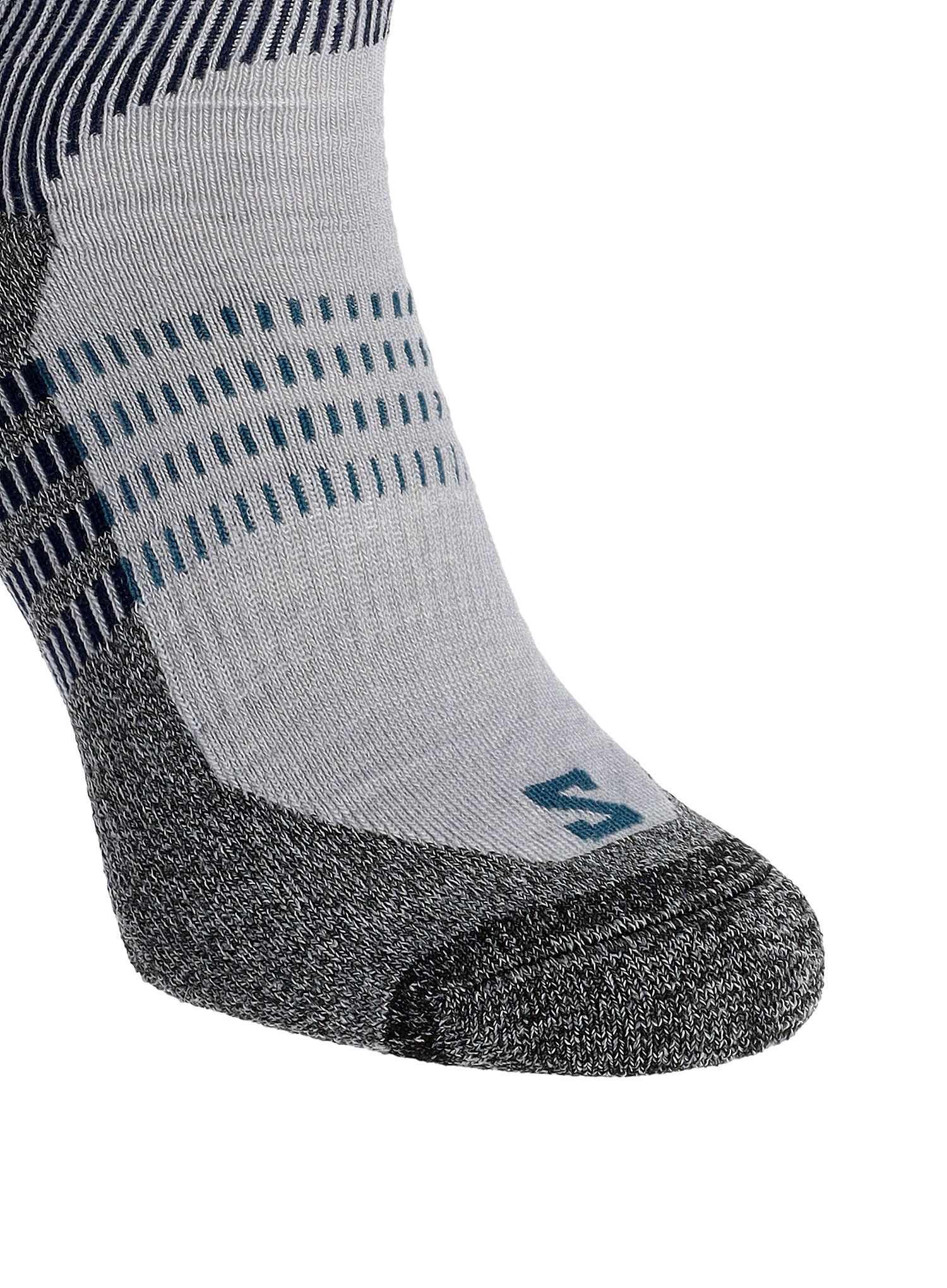 Шкарпетки туристичні Salomon X Ultra Access Crew 2-Pack - quarry/stargazer