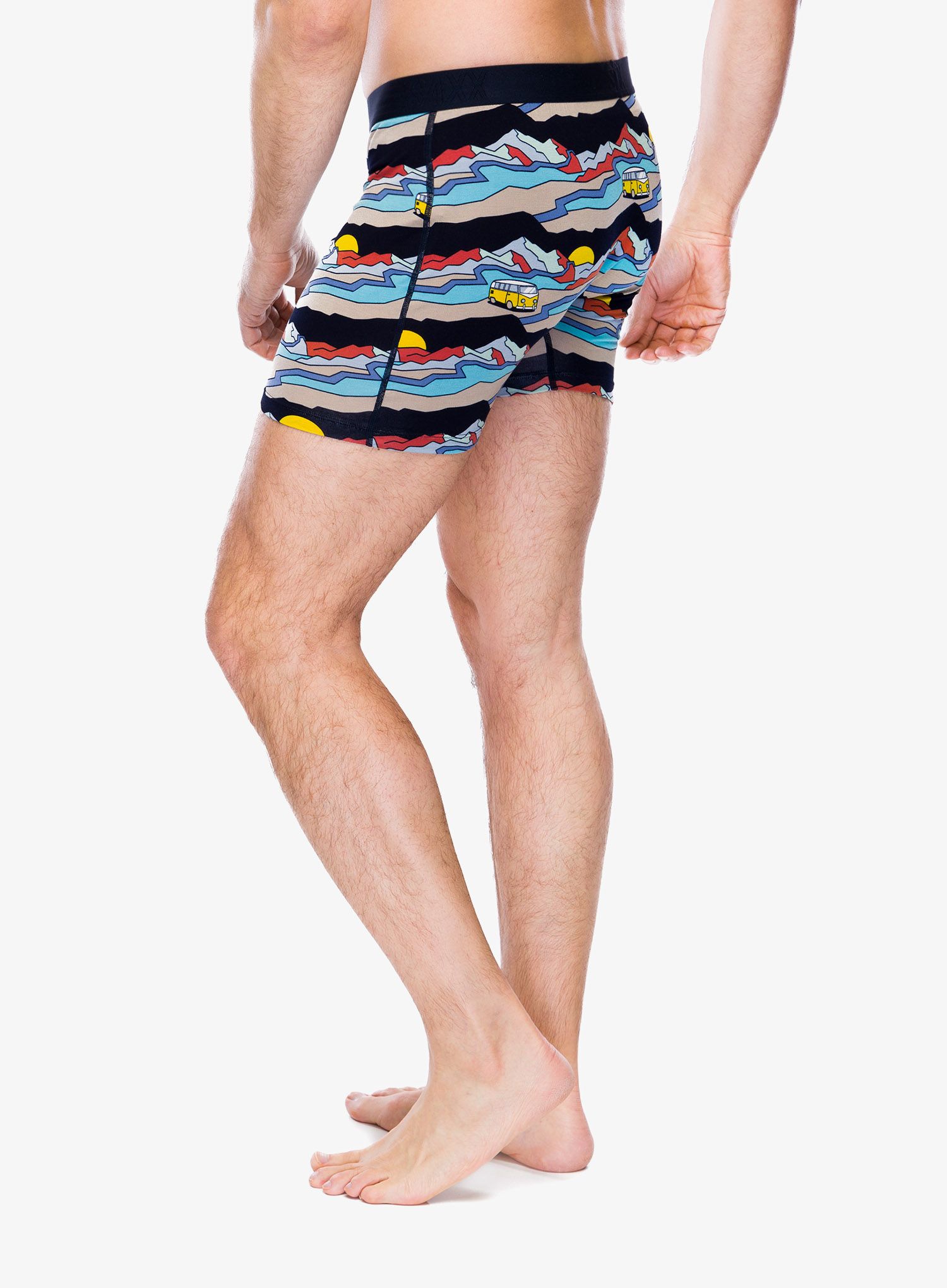 Боксери  Saxx Ultra Super Soft Boxer Brief Fly - cabin fever/multi