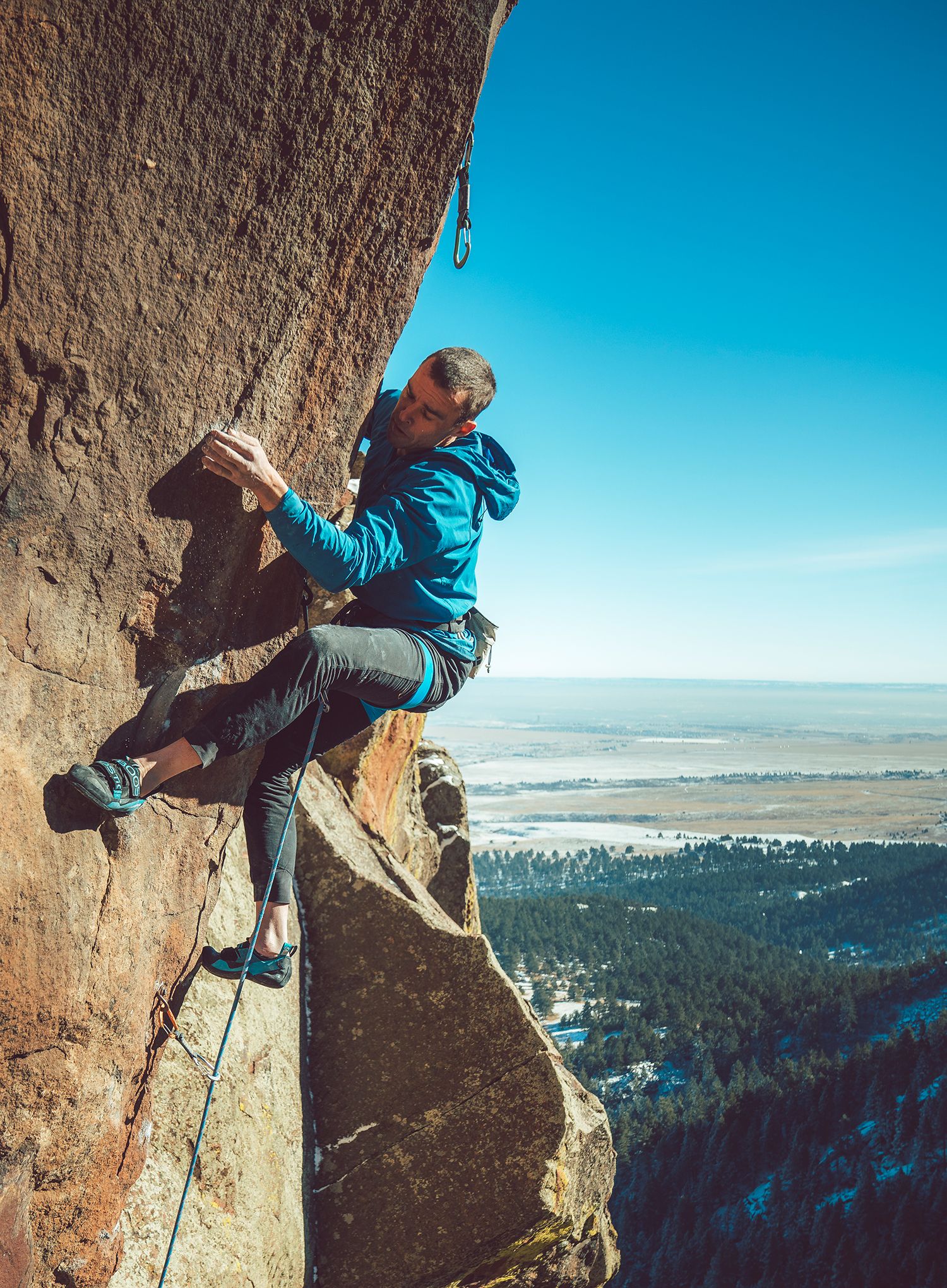 Скельники Scarpa Boostic - black/azure
