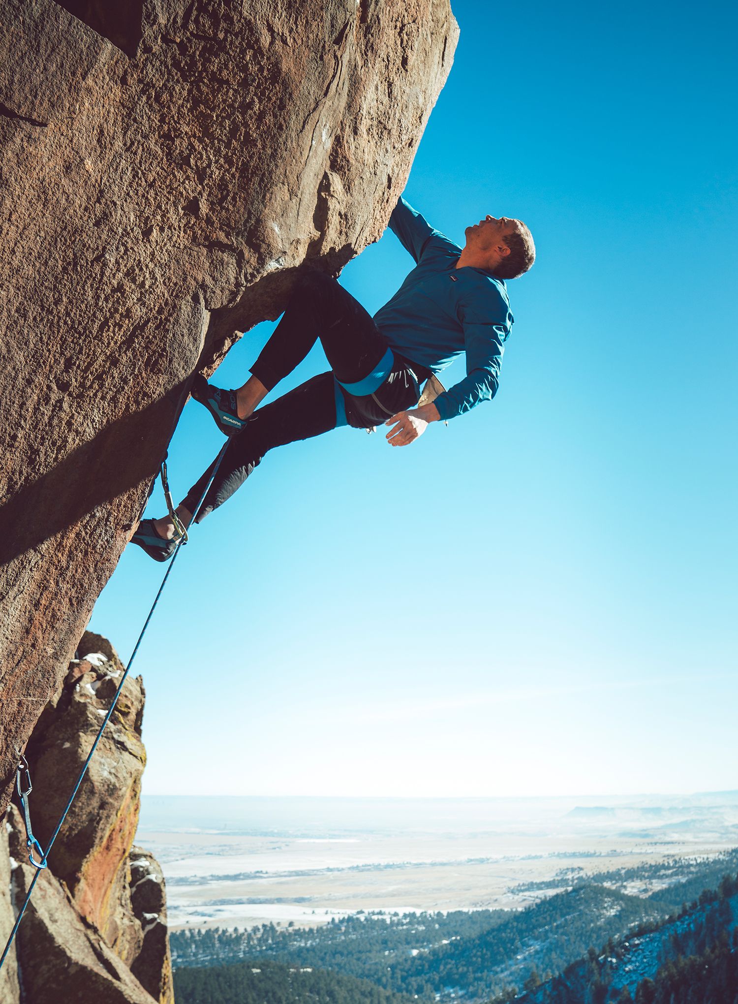 Скельники Scarpa Boostic - black/azure