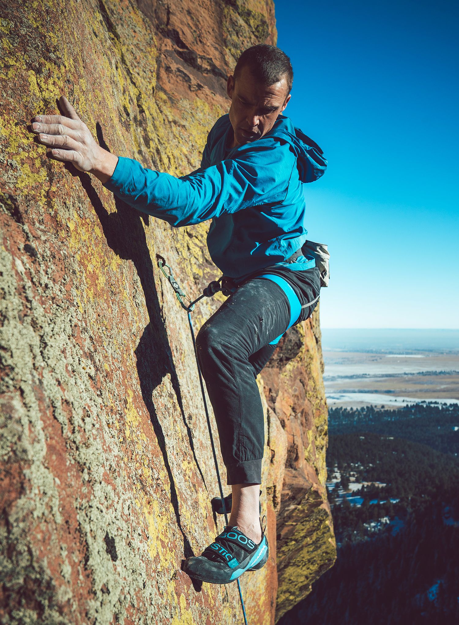 Скельники Scarpa Boostic - black/azure