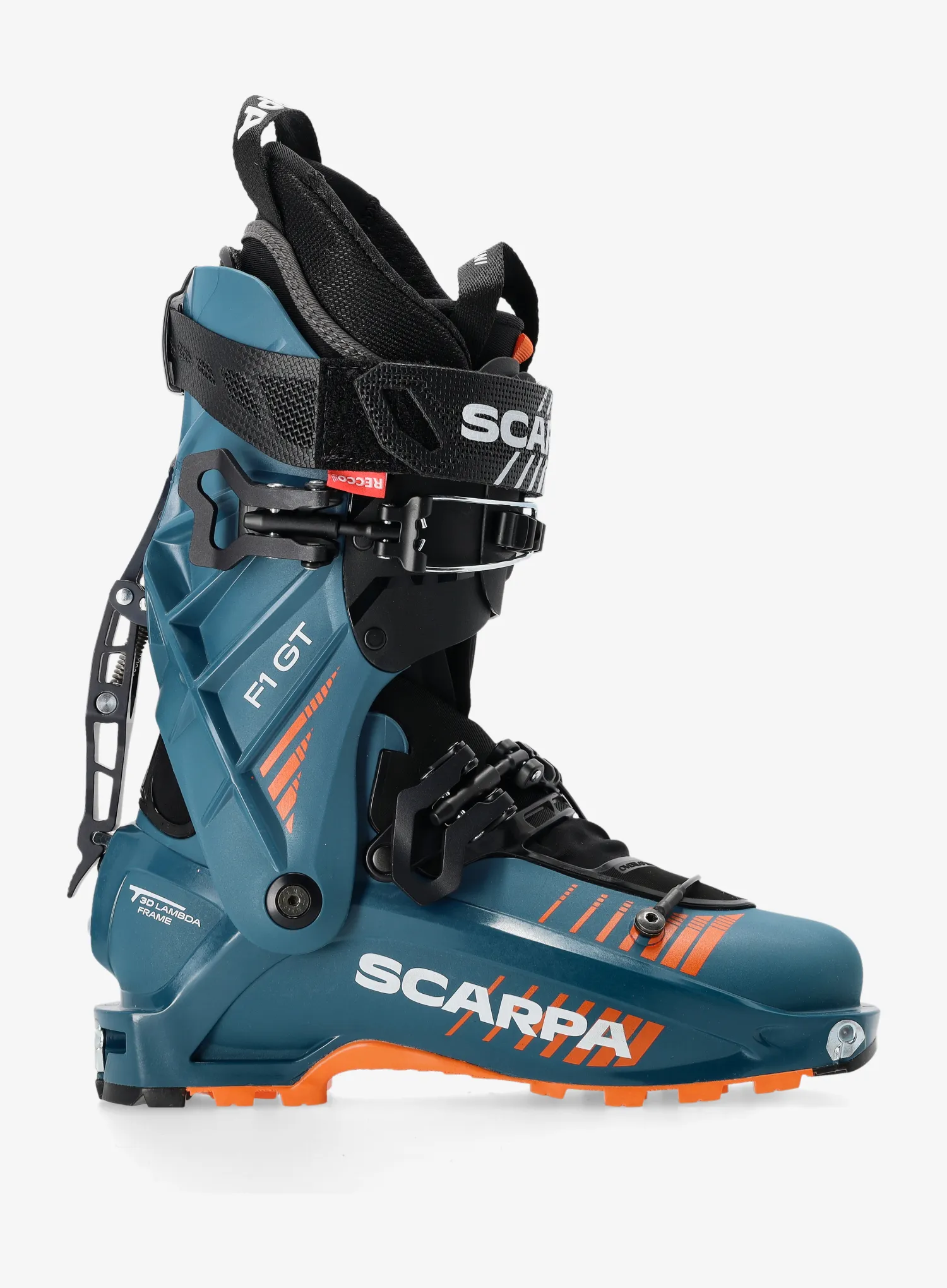 Черевики скітурингові Scarpa F1 GT - petrol/orange