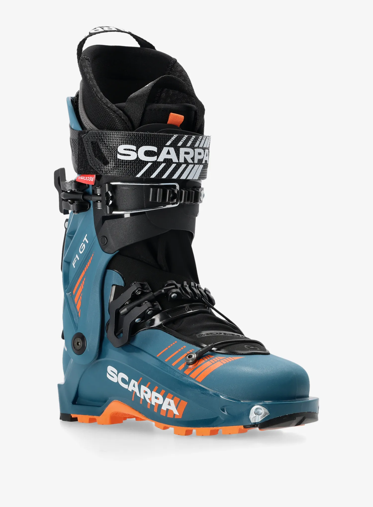 Черевики скітурингові Scarpa F1 GT - petrol/orange