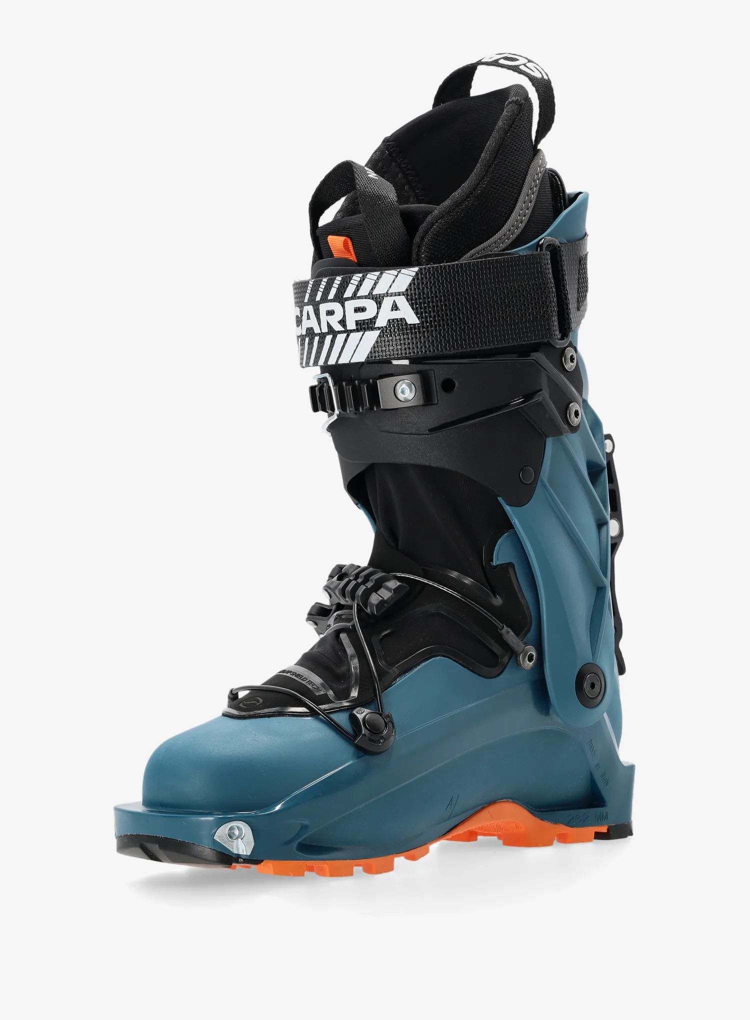 Черевики скітурингові Scarpa F1 GT - petrol/orange