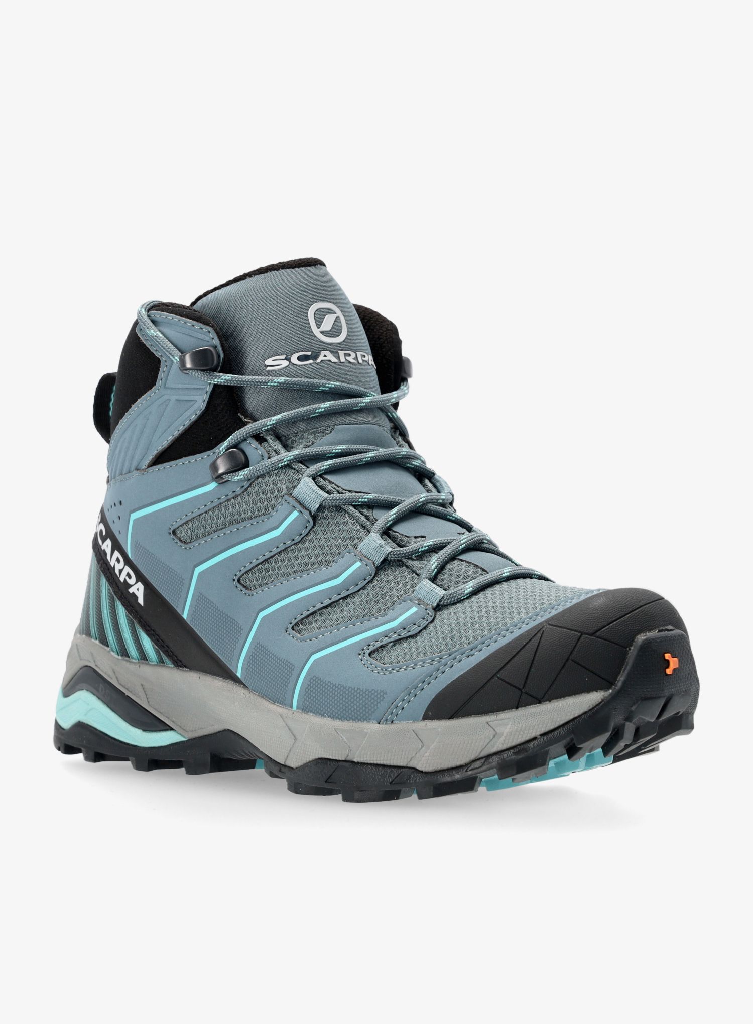 Черевики туристичні жіночі Scarpa Maverick Mid GTX - storm gray/aqua