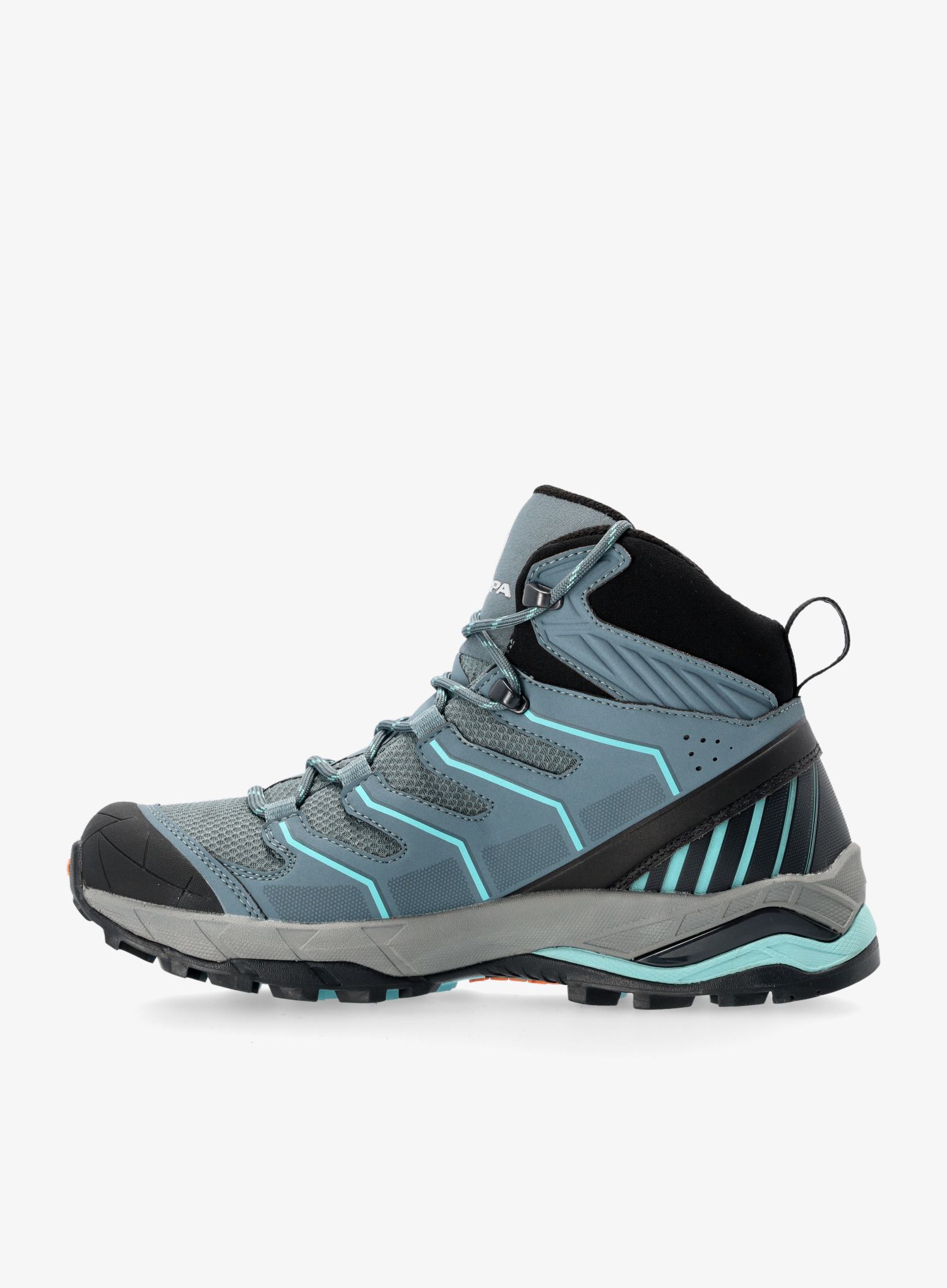 Черевики туристичні жіночі Scarpa Maverick Mid GTX - storm gray/aqua