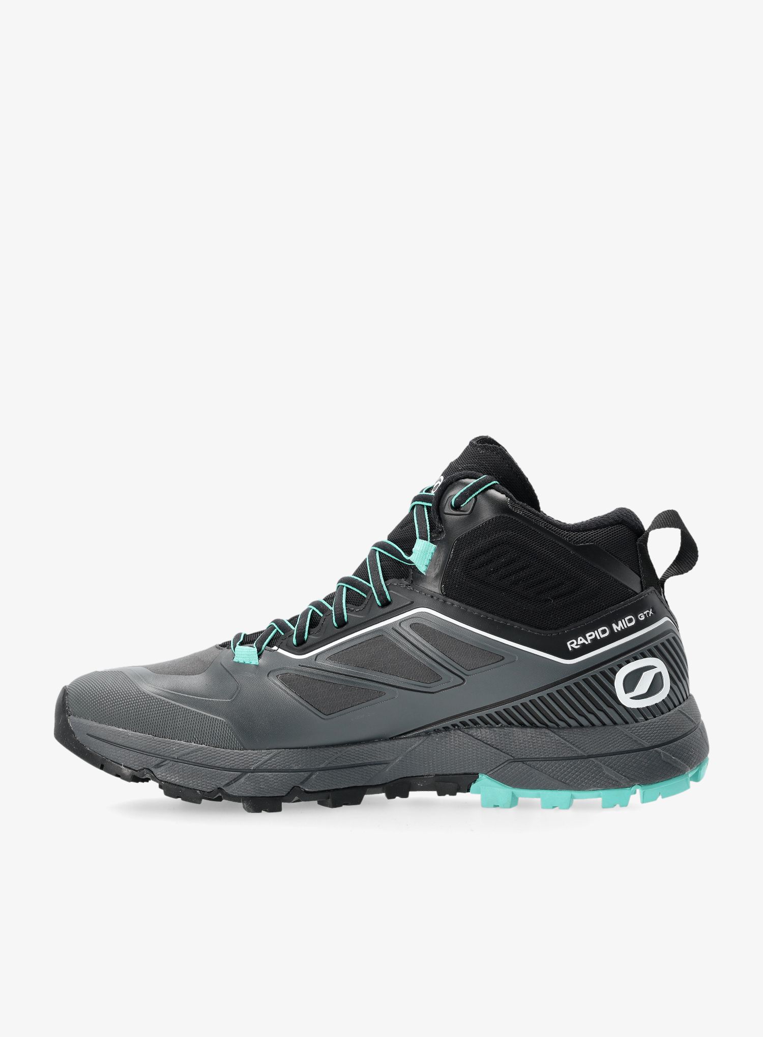 Черевики для походів жіночі Scarpa Rapid Mid GTX - anthracite/turquoise