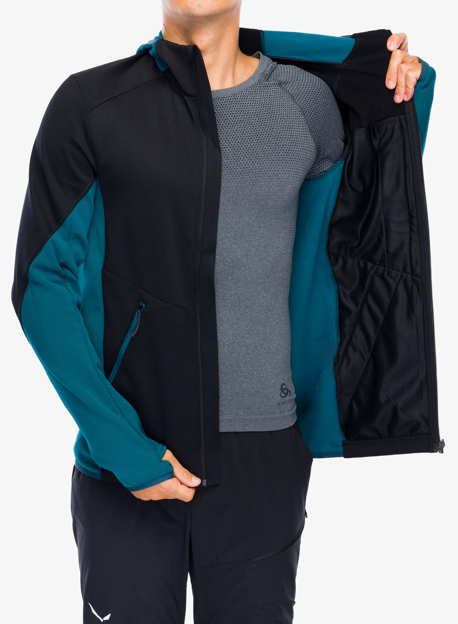 Кофта з каптуром Schoffel Fleece Hoody Lodron - black