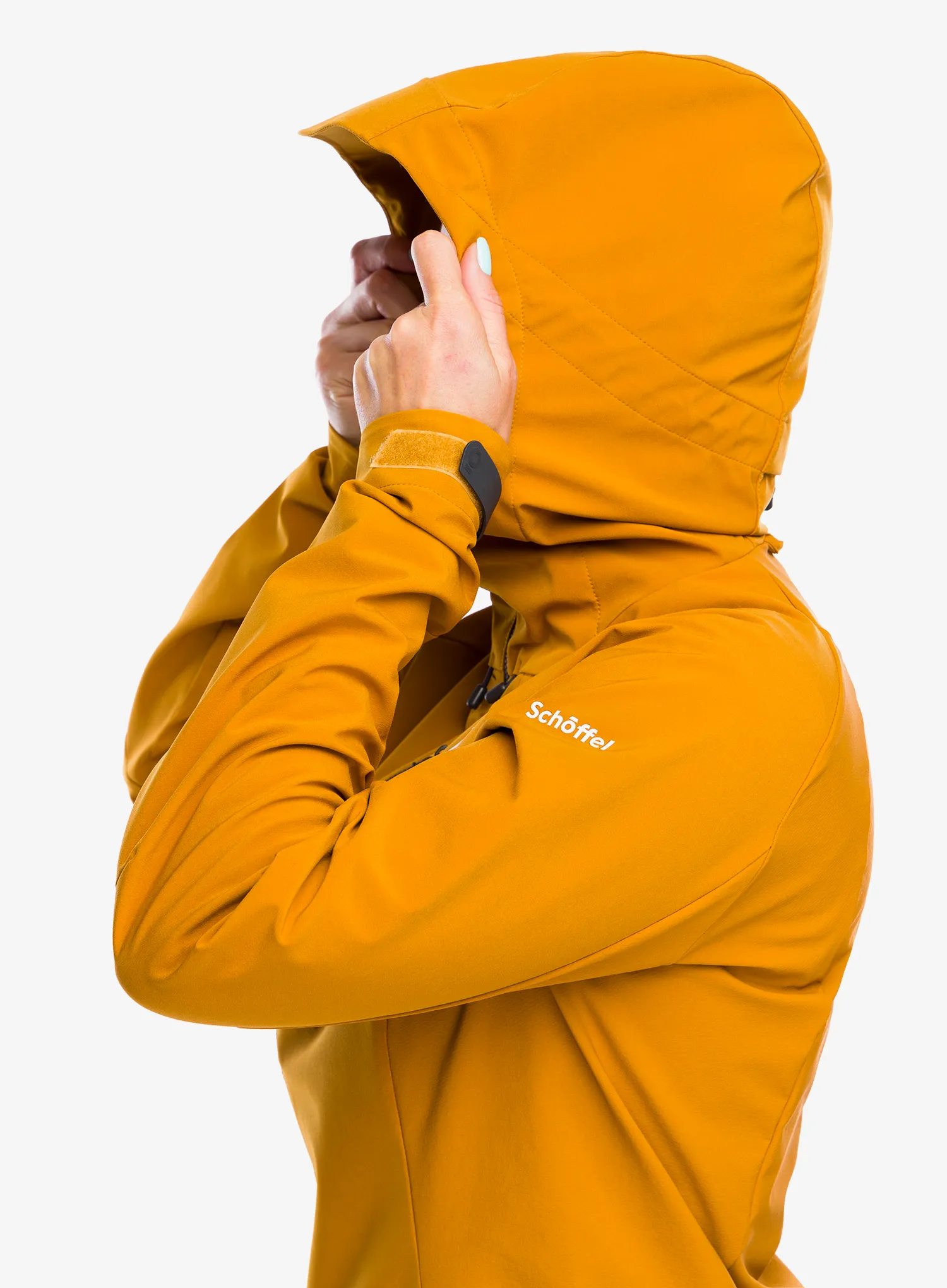 Жіноча велофутболка Schoffel Hybrid Jacket Style Salza - chai