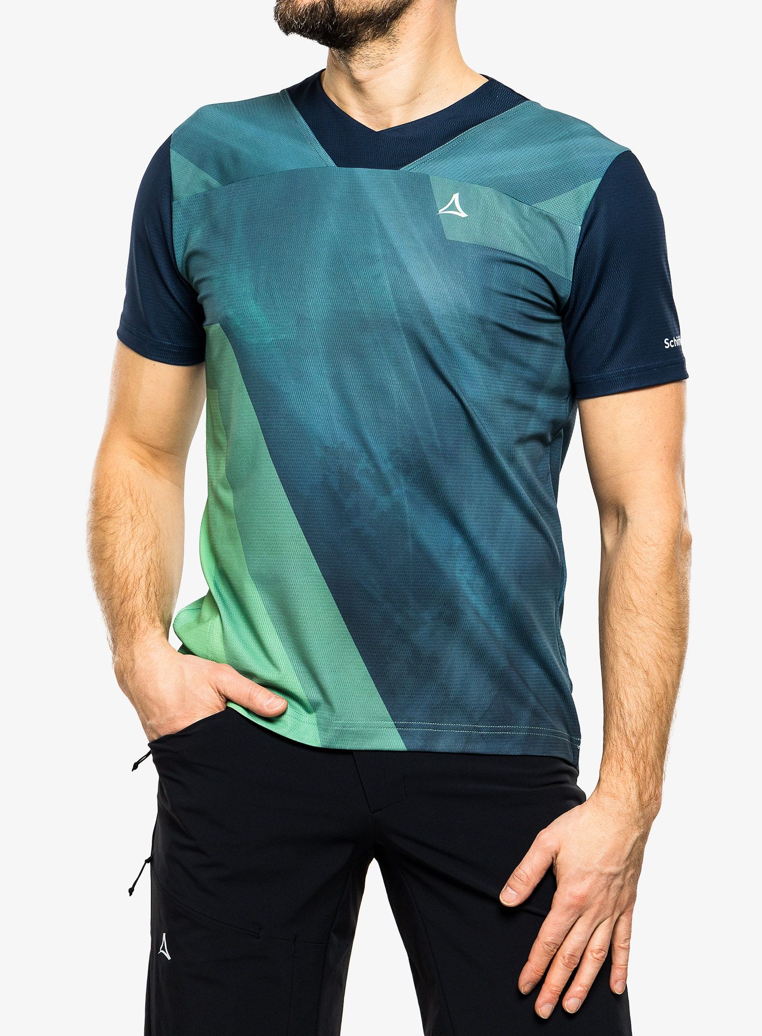Велофутболка Schoffel Shirt Runcatrail - matcha mint