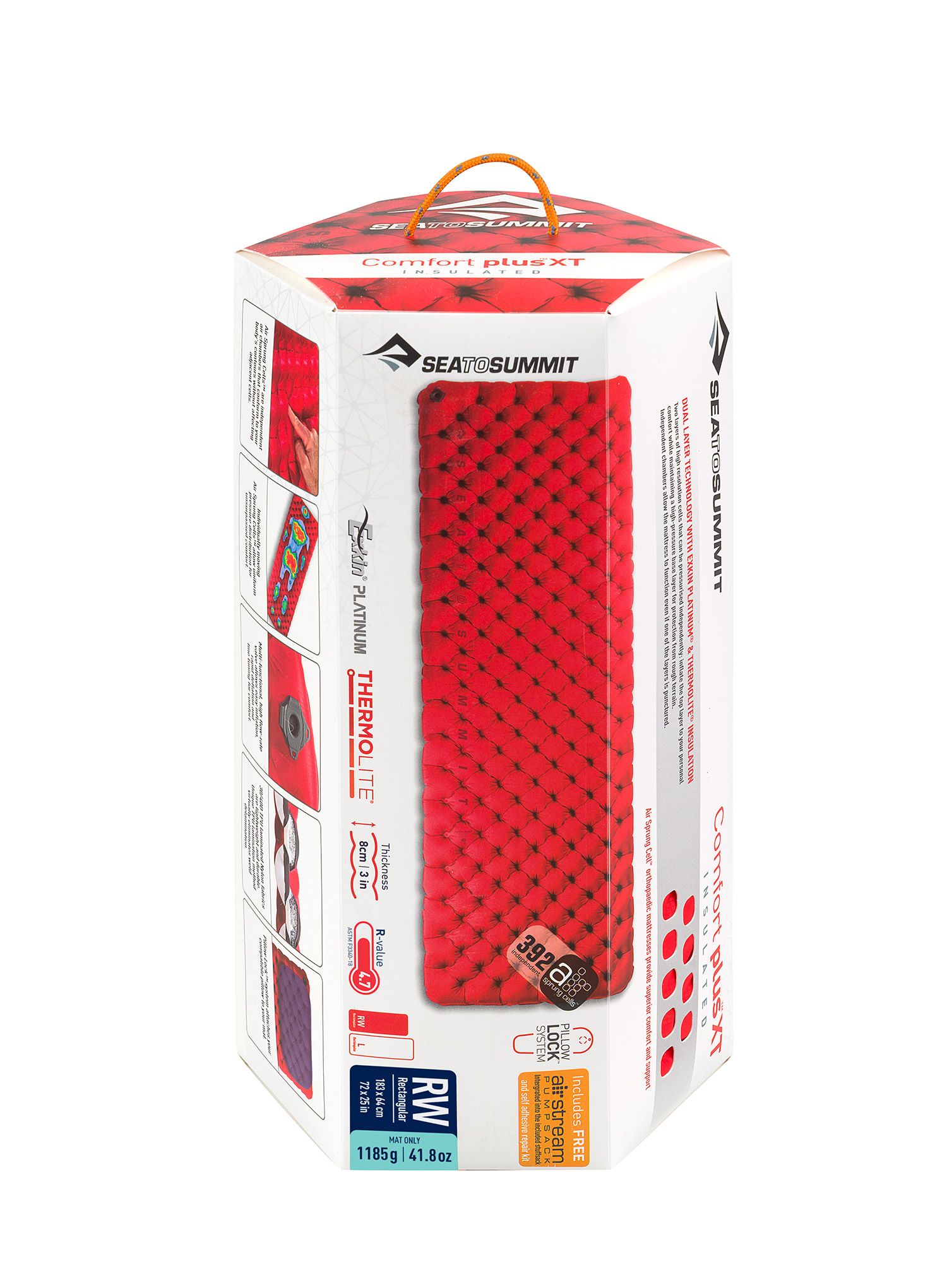 Килимок самонадувний Sea To Summit Comfort Plus XT ASC Insulated Mat Rectangular Regular Wide