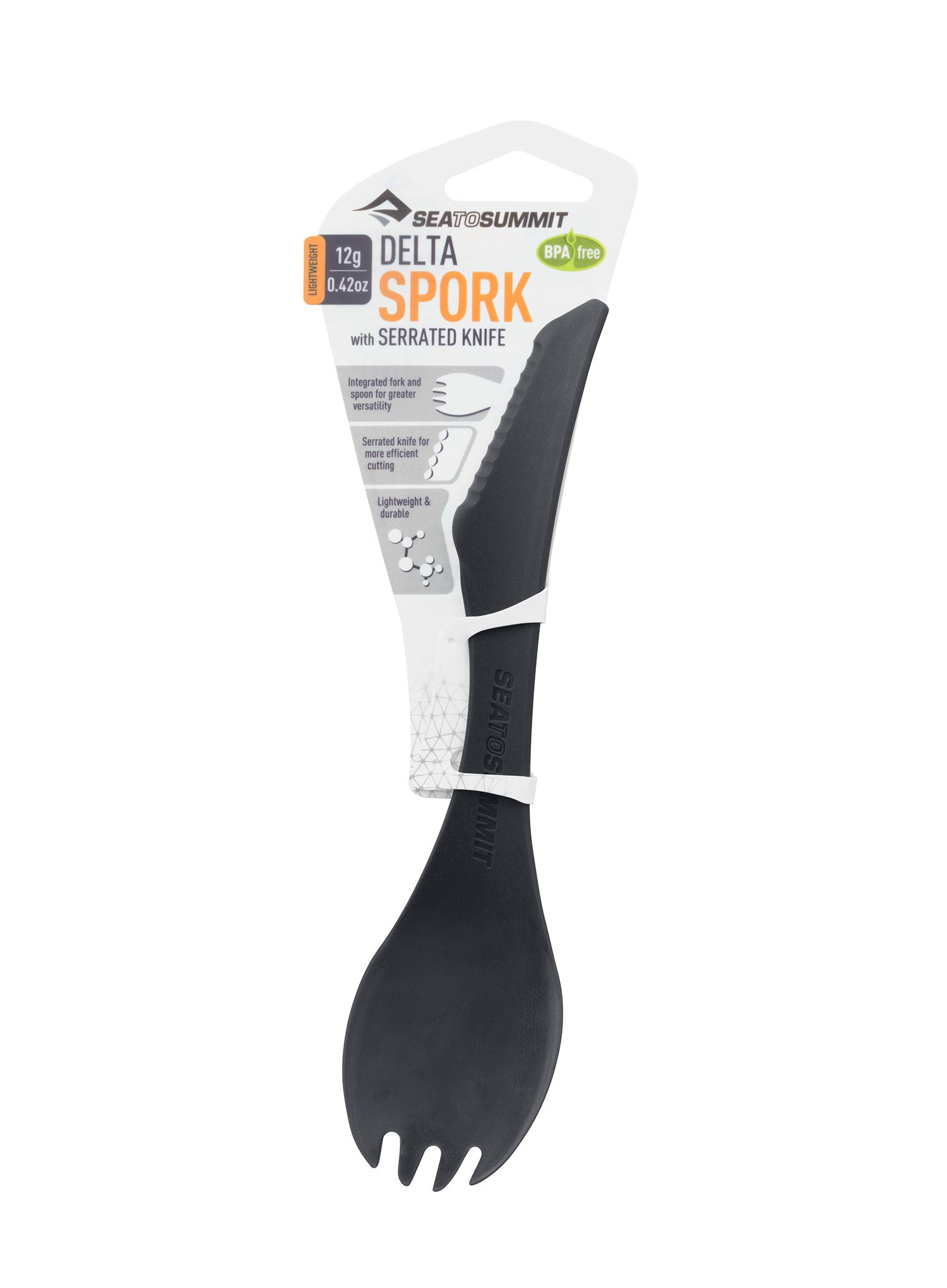 Ложка-виделка Sea To Summit Delta Spork & Knife - grey