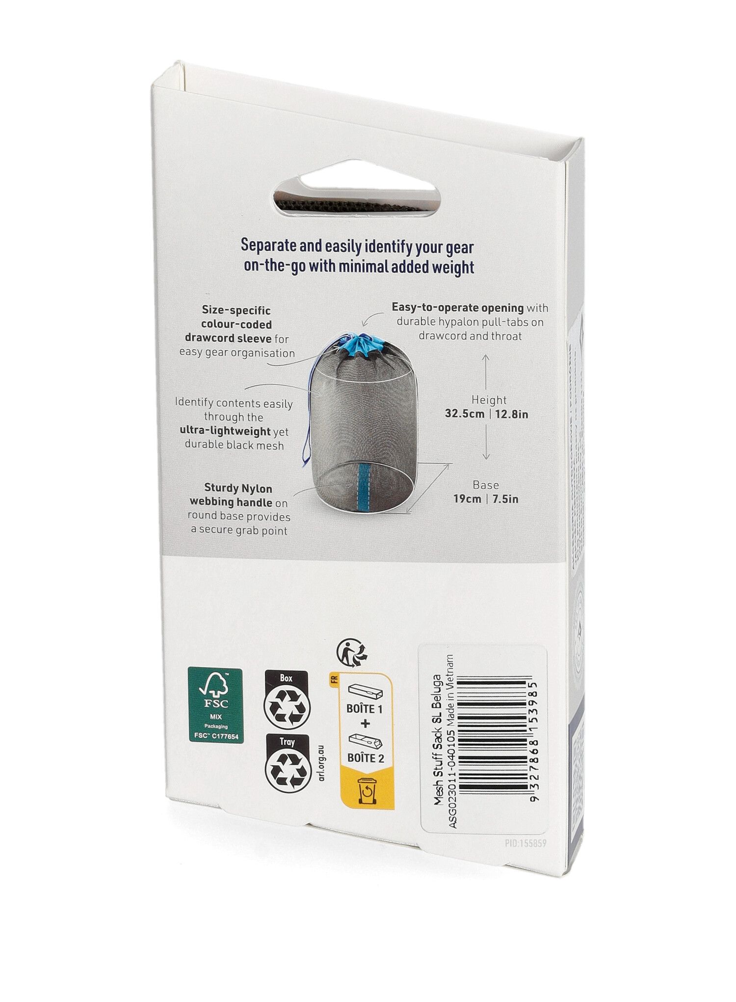 Гермомішок Sea To Summit Mesh Stuff Sack 8 l - beluga