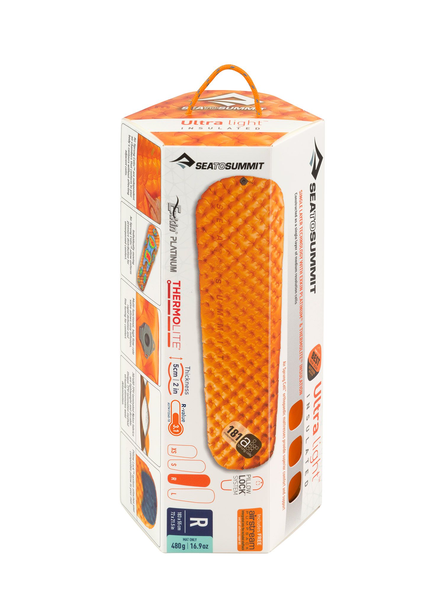 Матрац надувний Sea To Summit UltraLight ASC Insulated Mat Regular