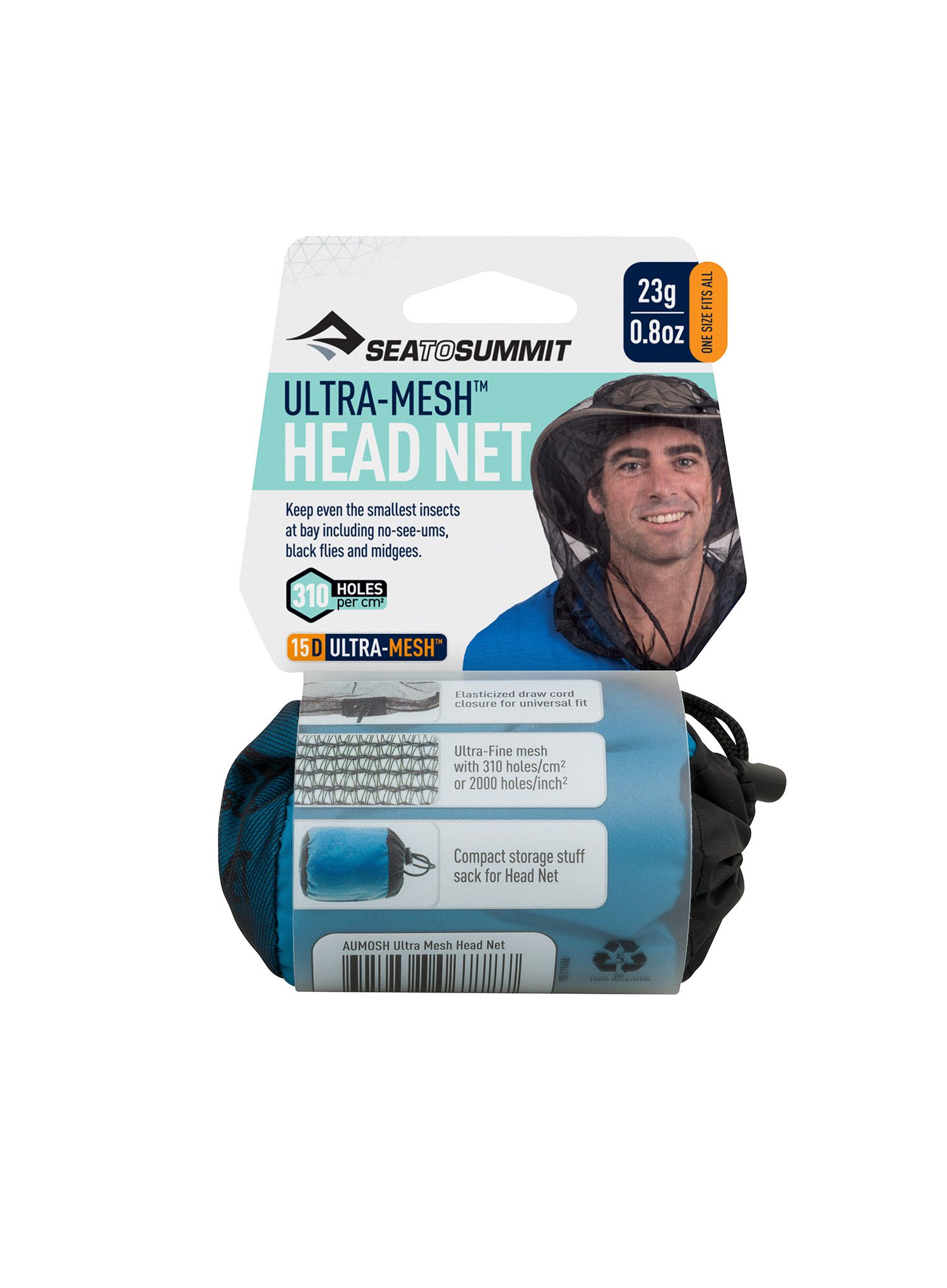 Сітка москітна Sea To Summit Ultra-Fine Mesh Headnet - black