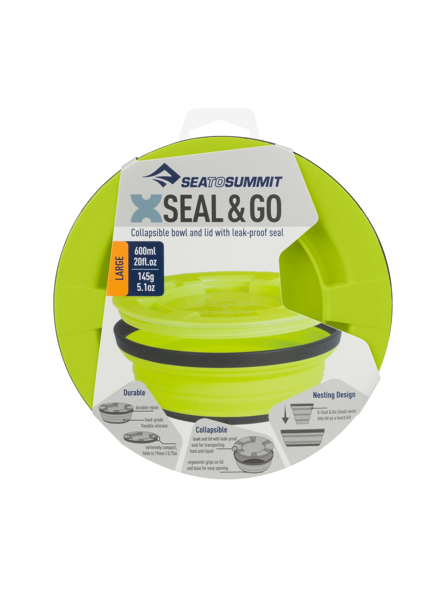 Контейнер для їжі Sea To Summit X-Seal & Go Large - lime