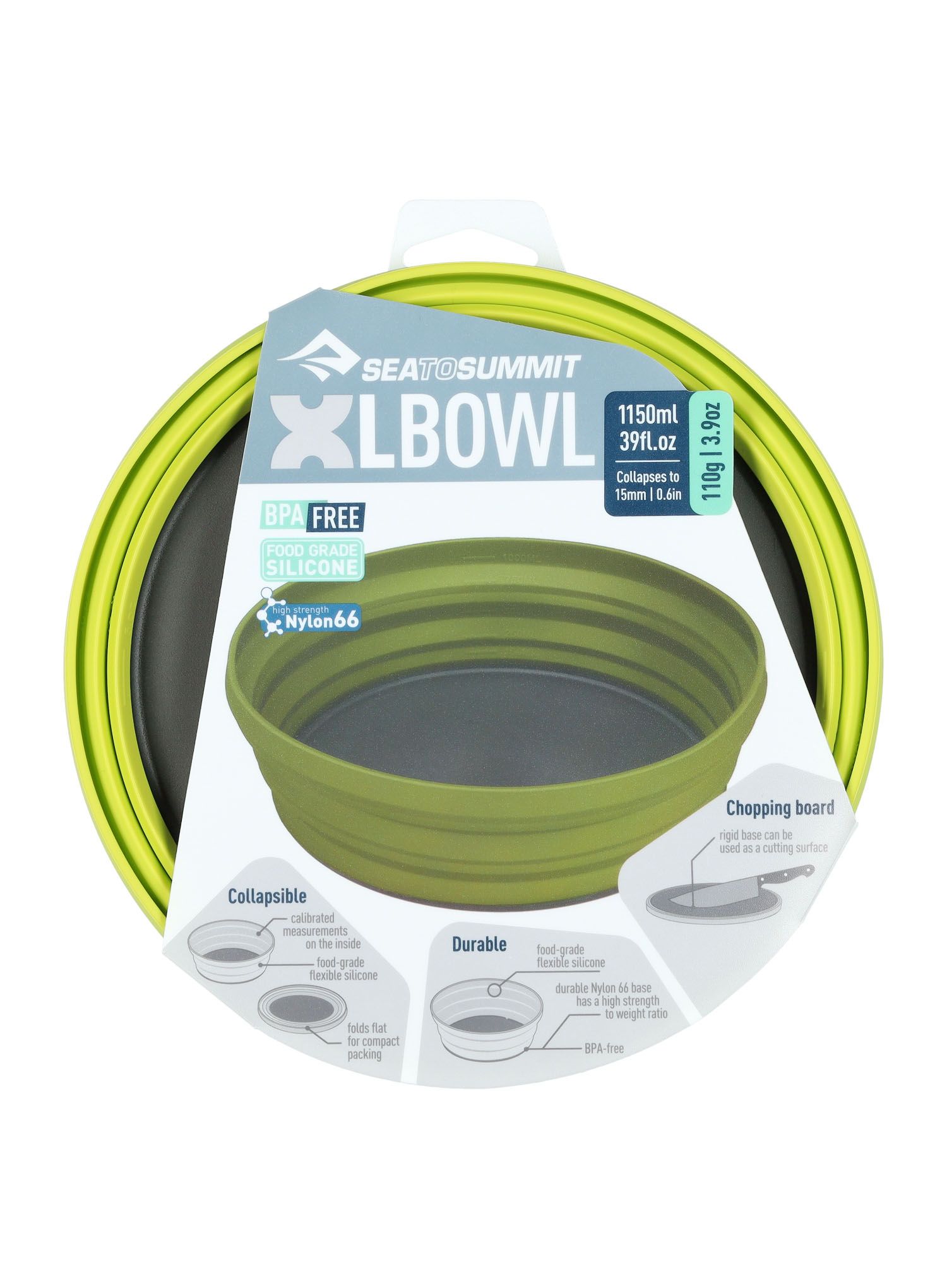 Миска туристична Sea To Summit X-Series XL Bowl - lime