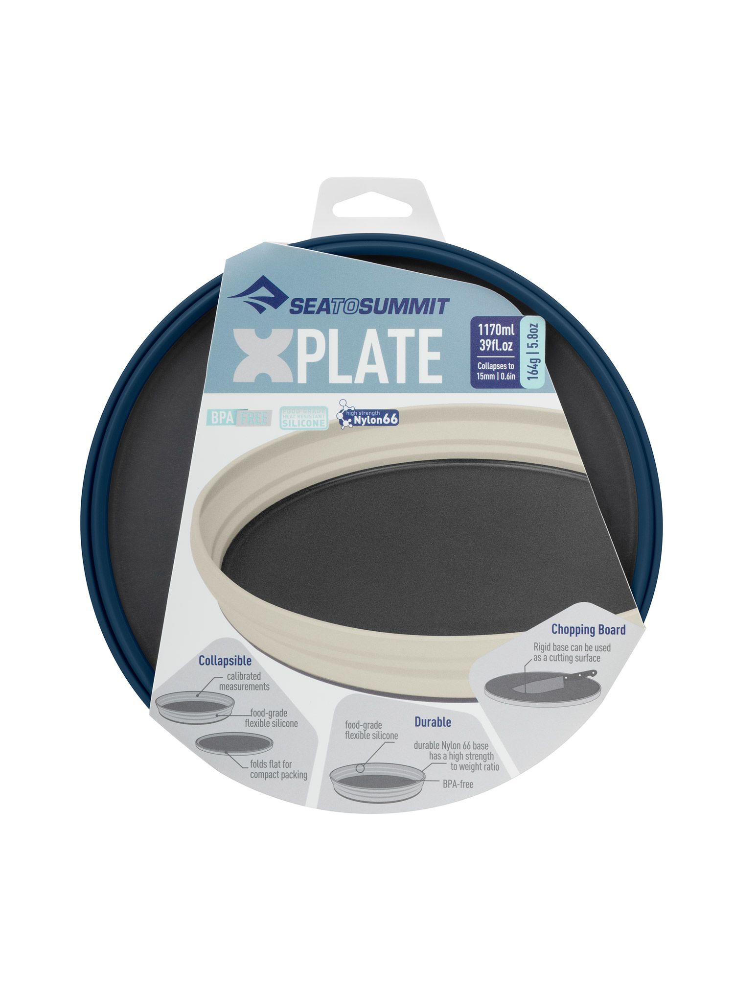 Тарілка туристична Sea To Summit X-Series X-Plate - navy blue