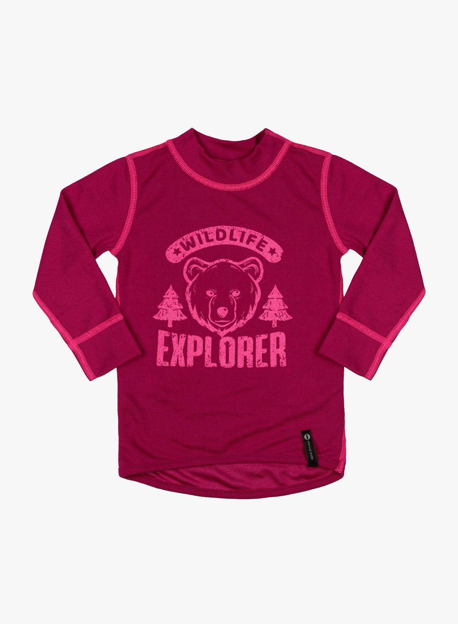 Білизна термоактивна для дітей Sensor DF Set Tee L/S + Underpants Youth - wild lilla