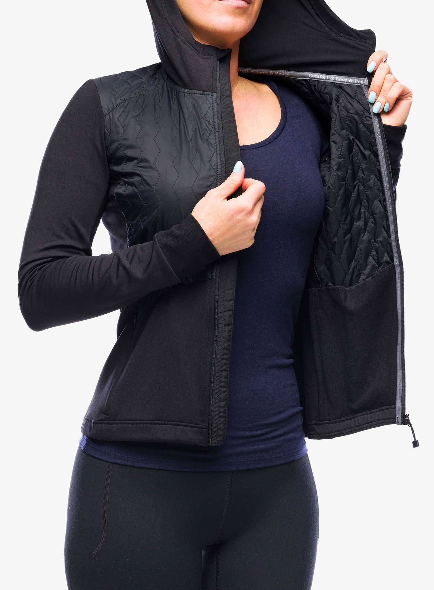 Кофта жіноча Sensor Infinity Zero Jacket - black