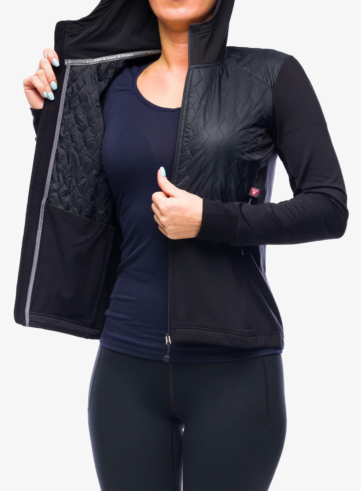 Кофта жіноча Sensor Infinity Zero Jacket - black