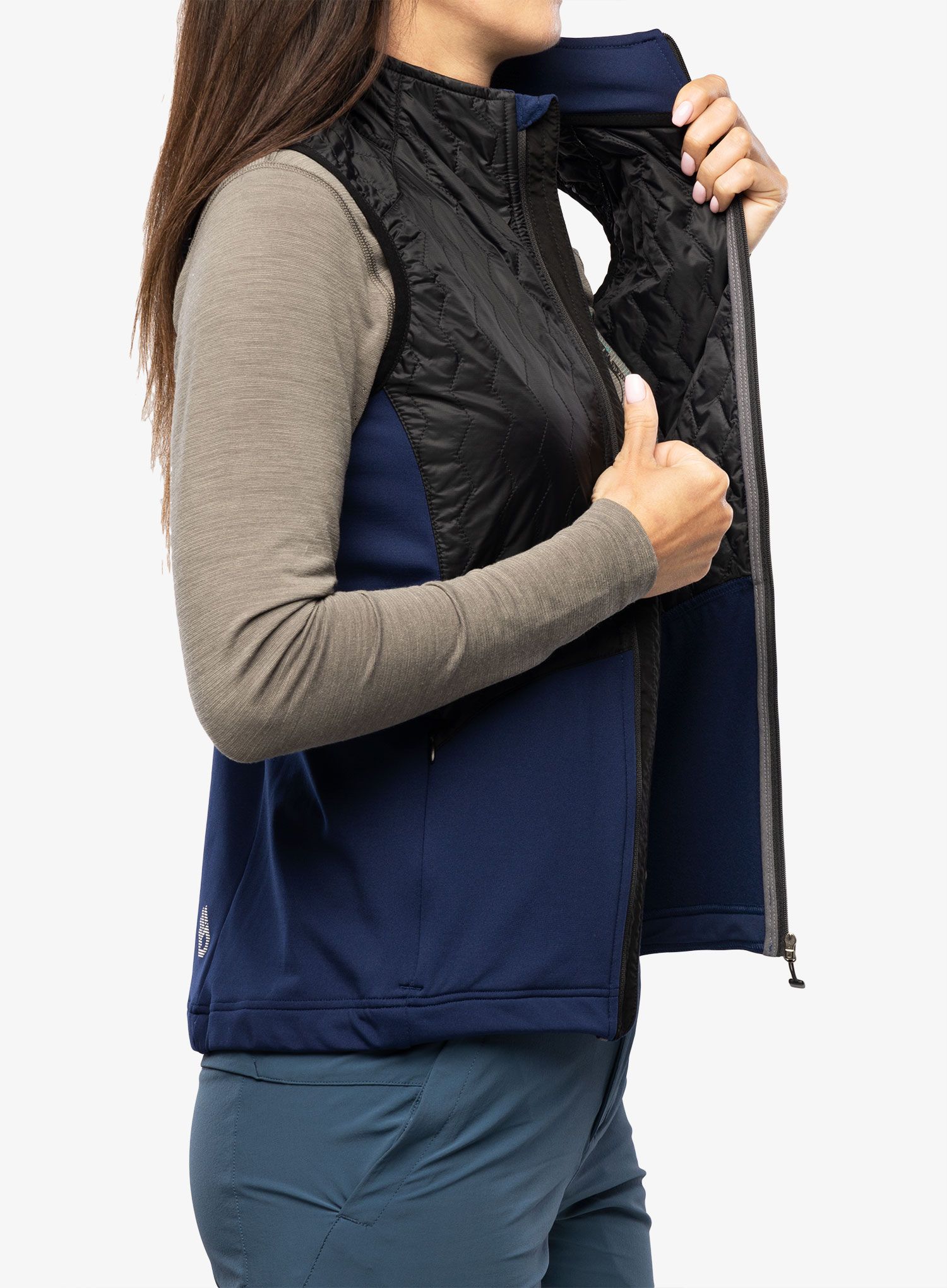 Жилет жіночий Sensor Infinity Zero Vest - black/deep blue