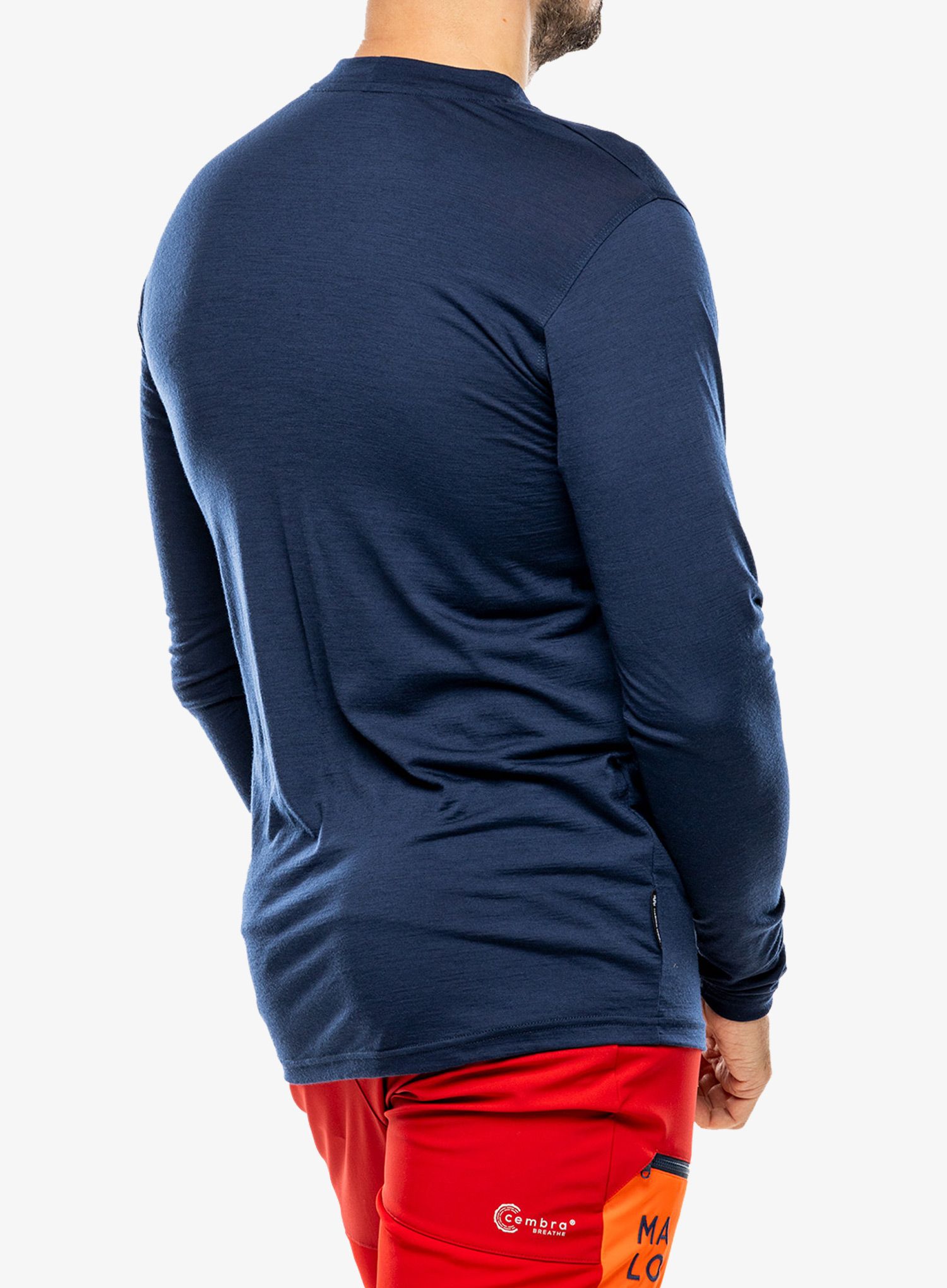 Термокофта Sensor Merino Active PT Tee L/S - deep blue moun