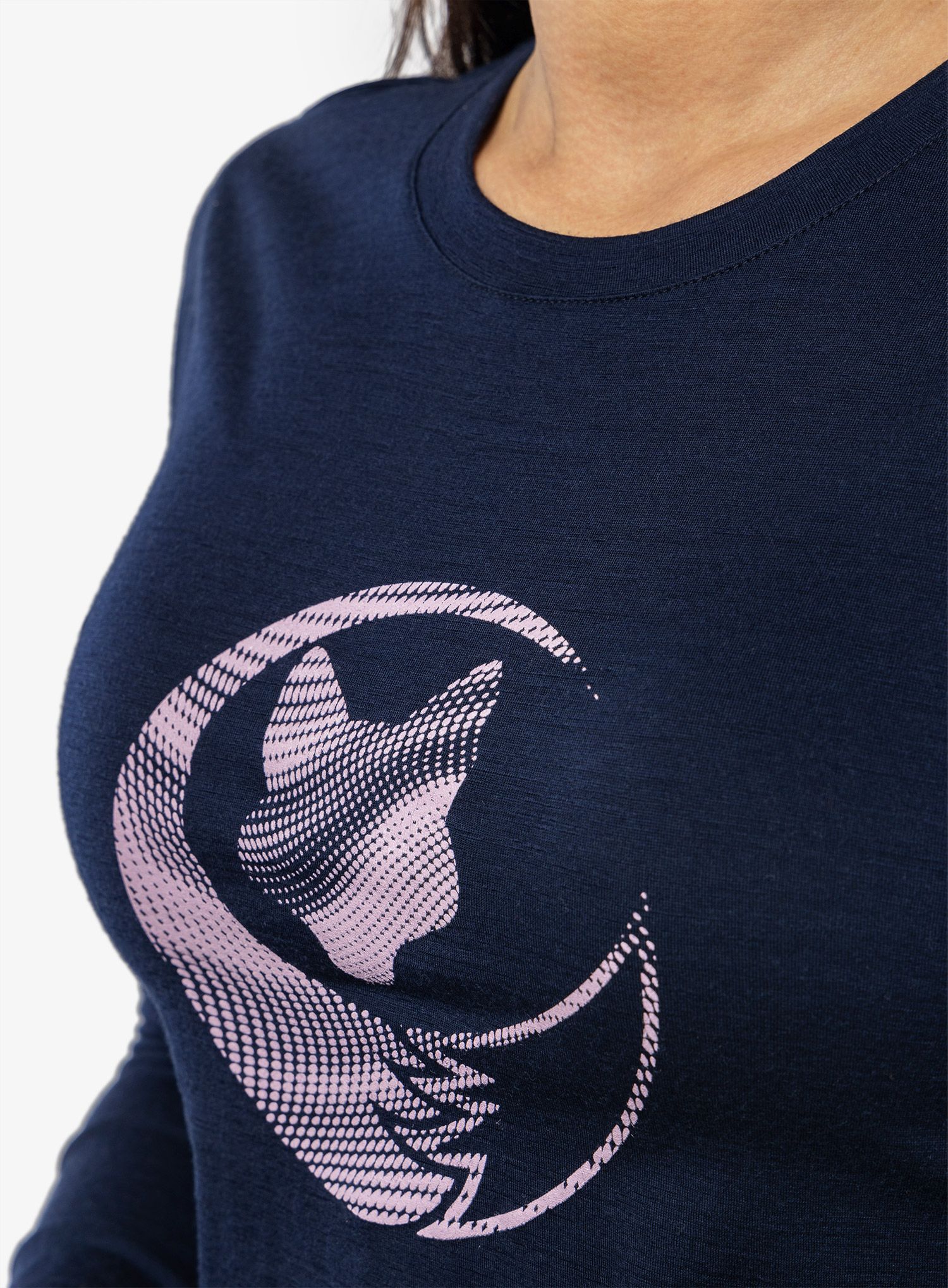 Кофта жіноча Sensor Merino Active PT Tee LS Fox - deep blue