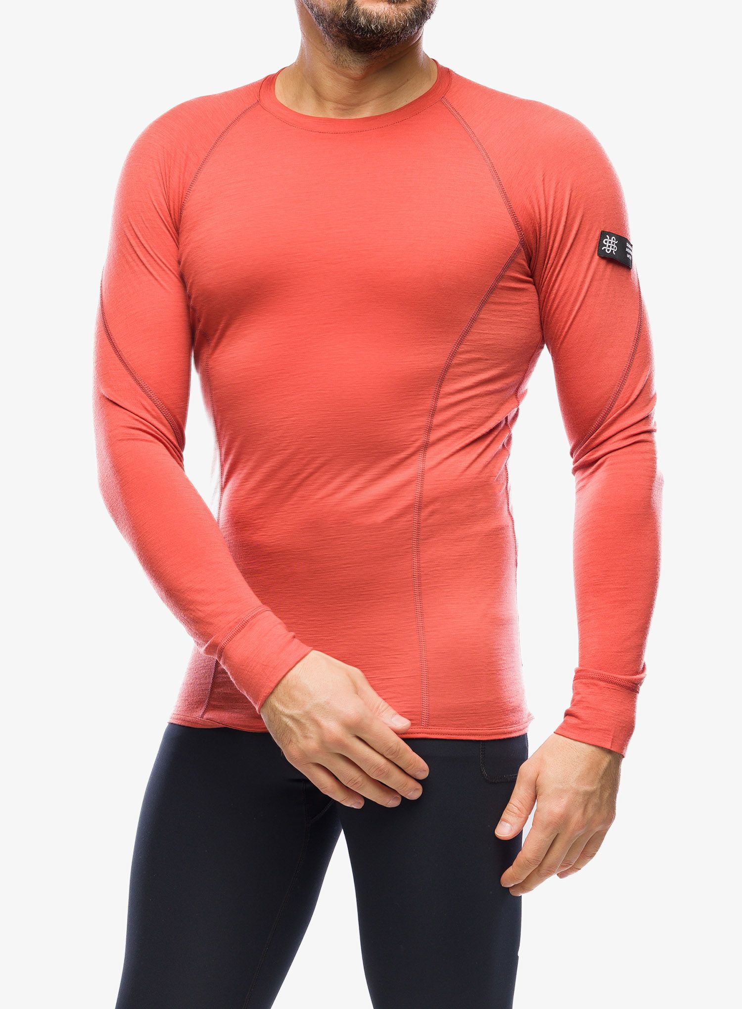 Термокофта Sensor Merino Active Tee LS - terracotta
