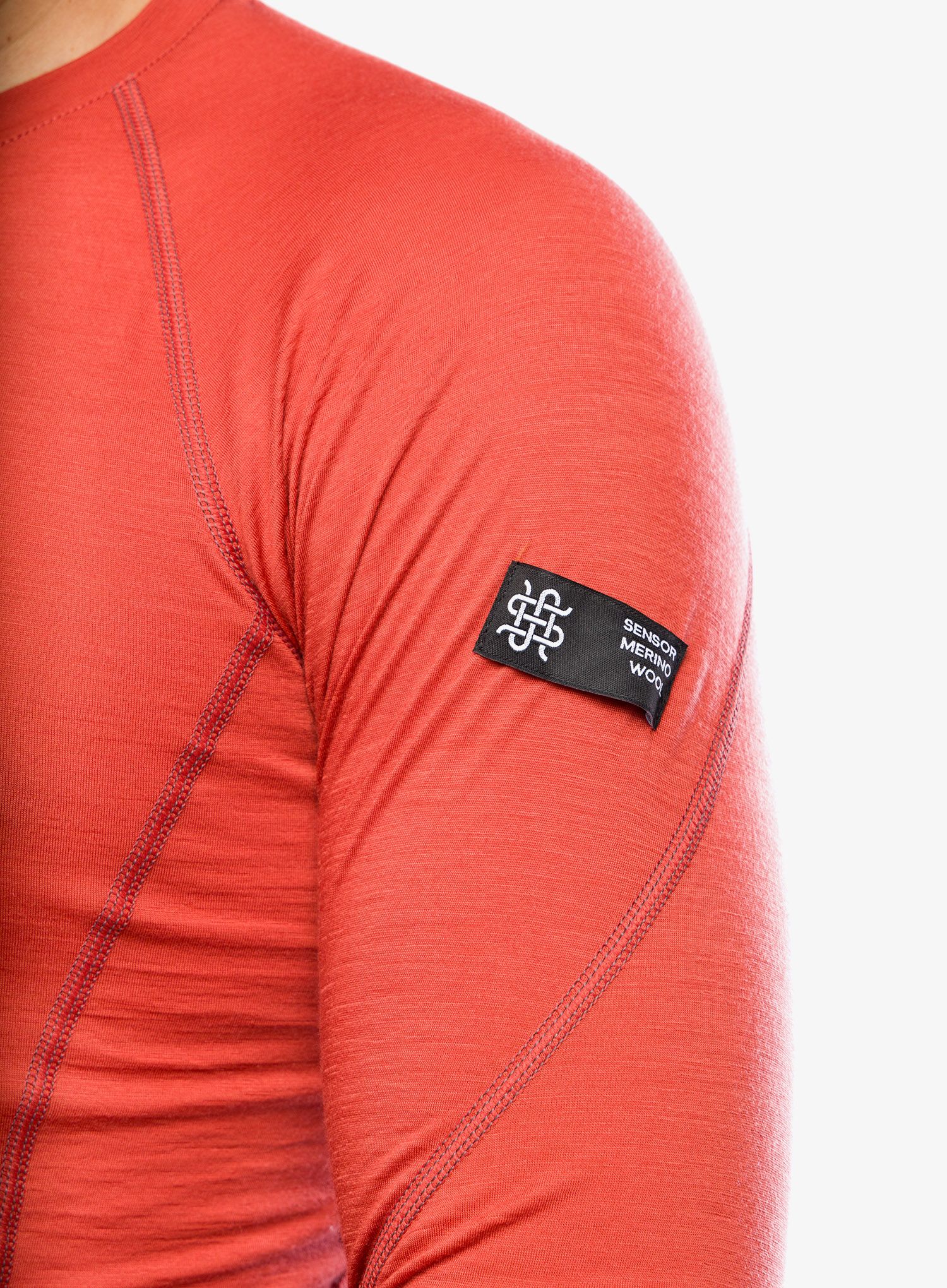 Термокофта Sensor Merino Active Tee LS - terracotta