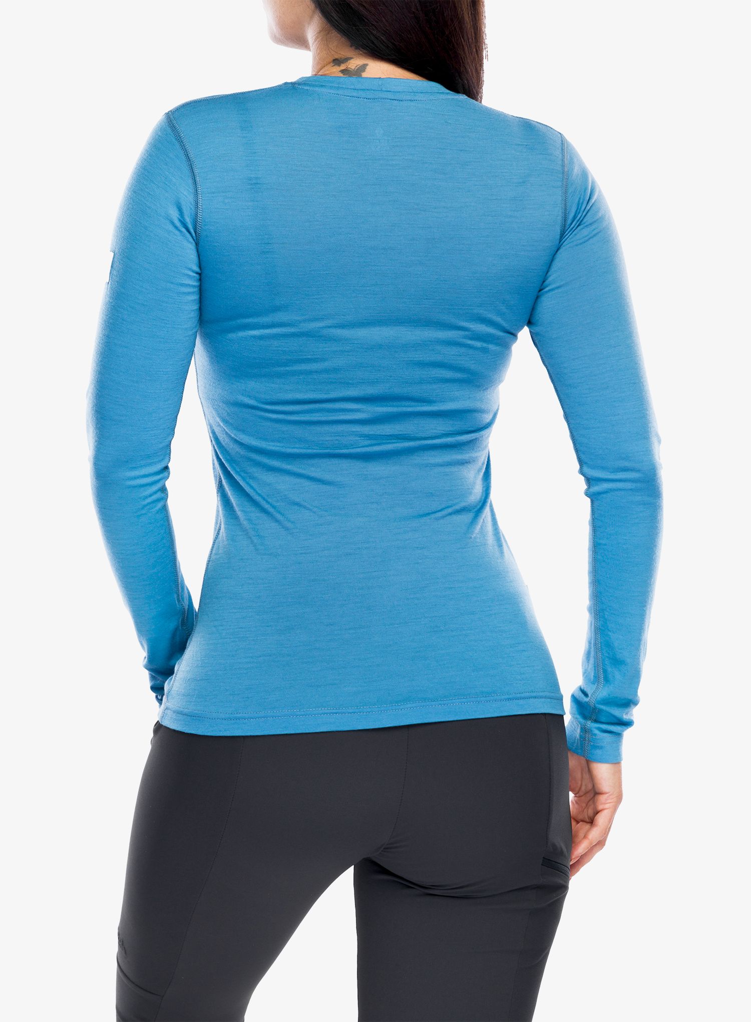 Термокофта жіноча Sensor Merino Active Tee L/S - blue
