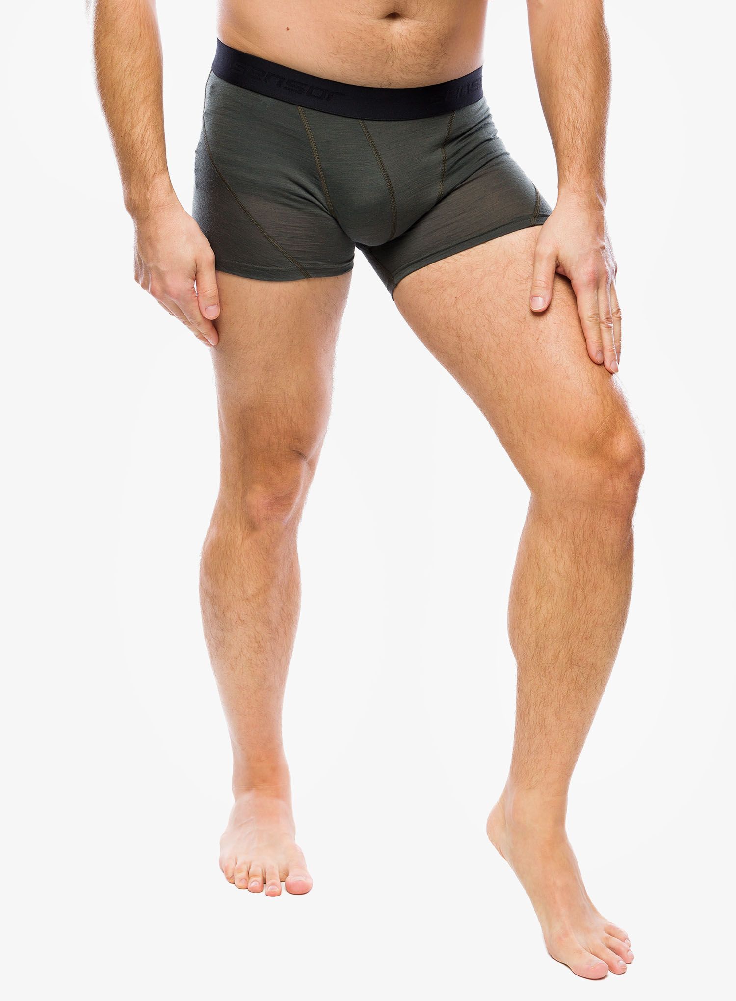 Боксери  Sensor Merino Air 3-Pack Boxers - black/blue/olive
