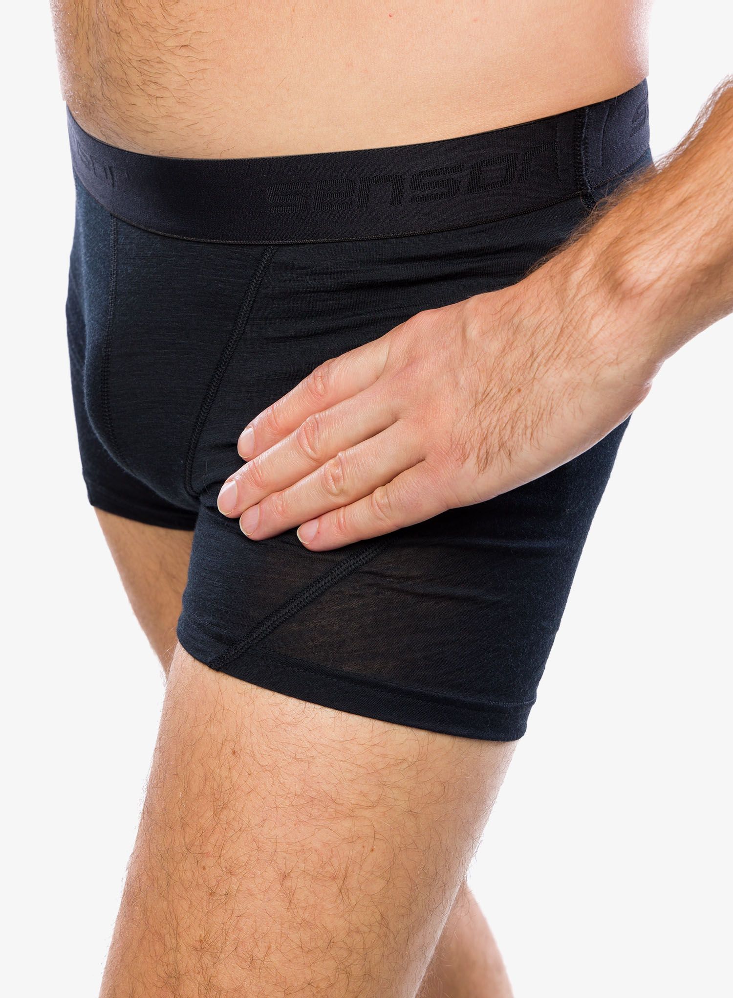 Боксери  Sensor Merino Air 3-Pack Boxers - black/blue/olive