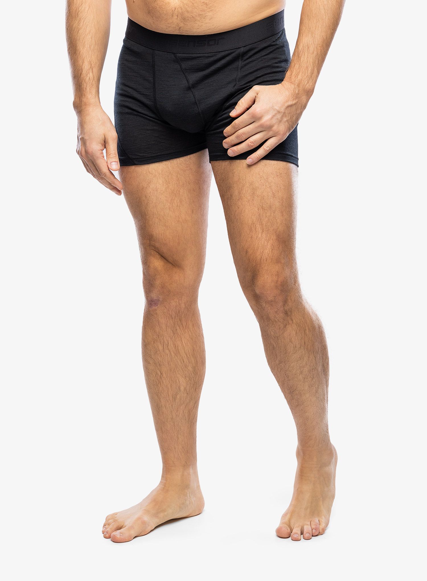 Боксери  Sensor Merino Air Boxers - black/black
