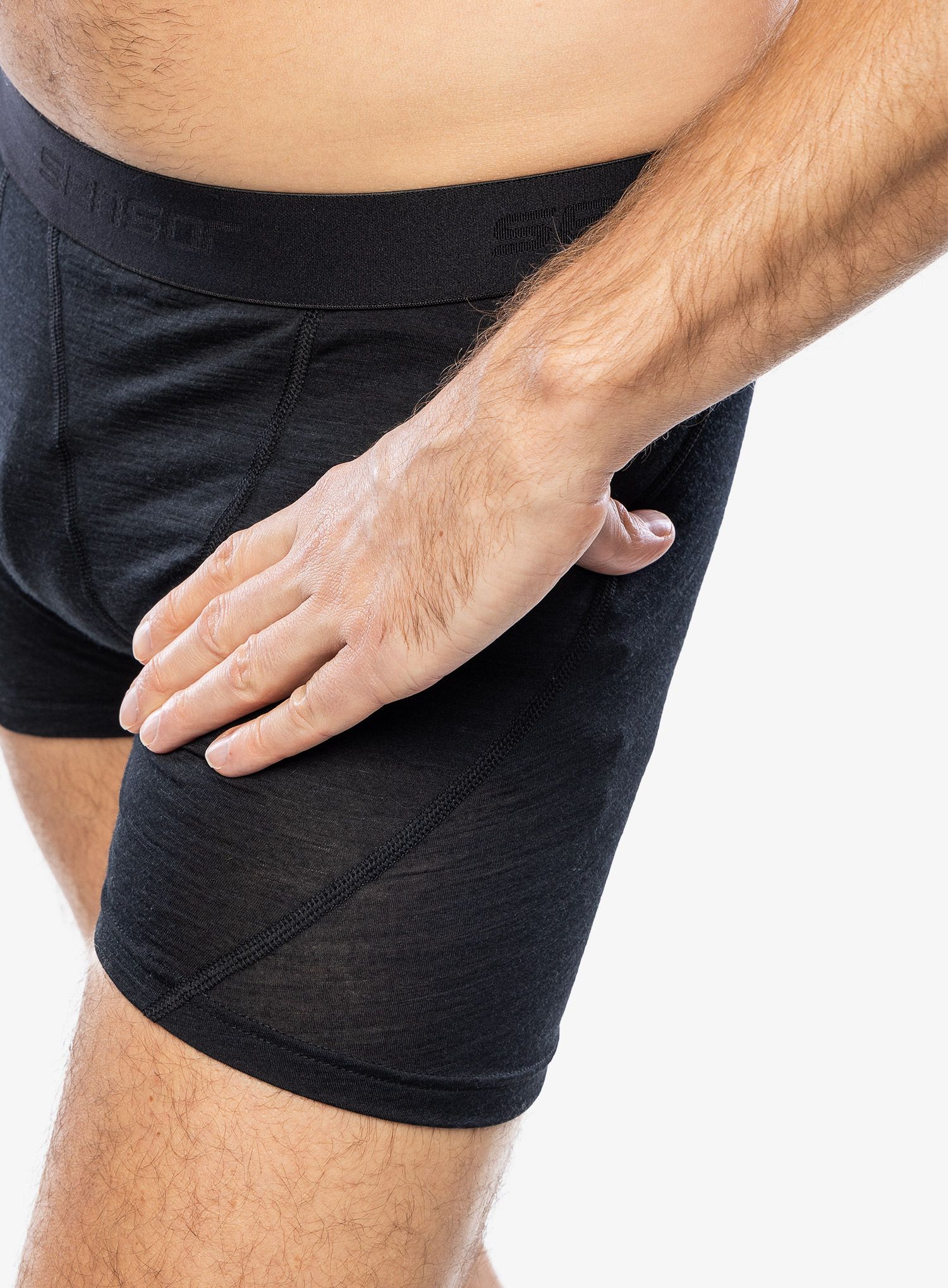 Боксери  Sensor Merino Air Boxers - black/black